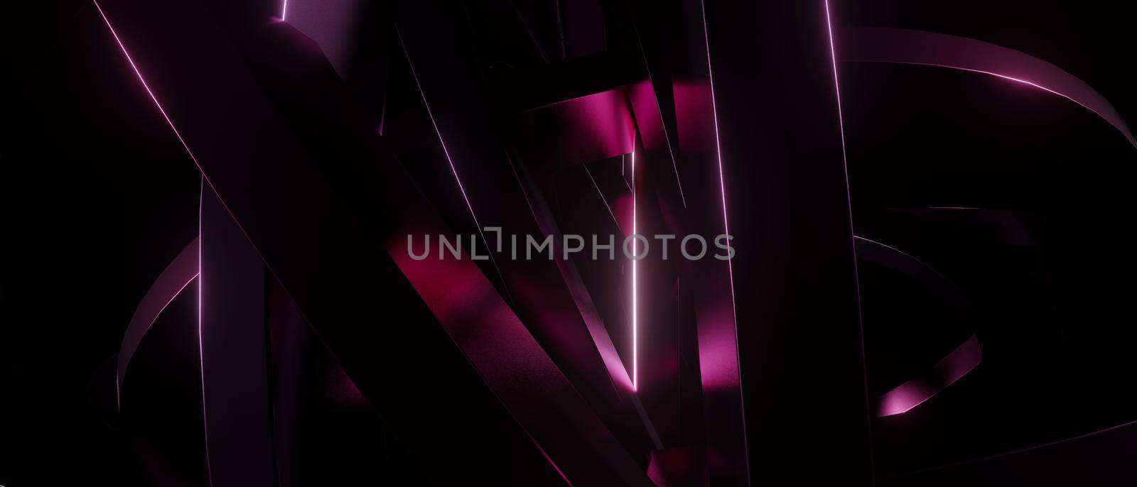 Creative Luxurious Cyber Metallic Minimal Black Grey Background 3D Rendering