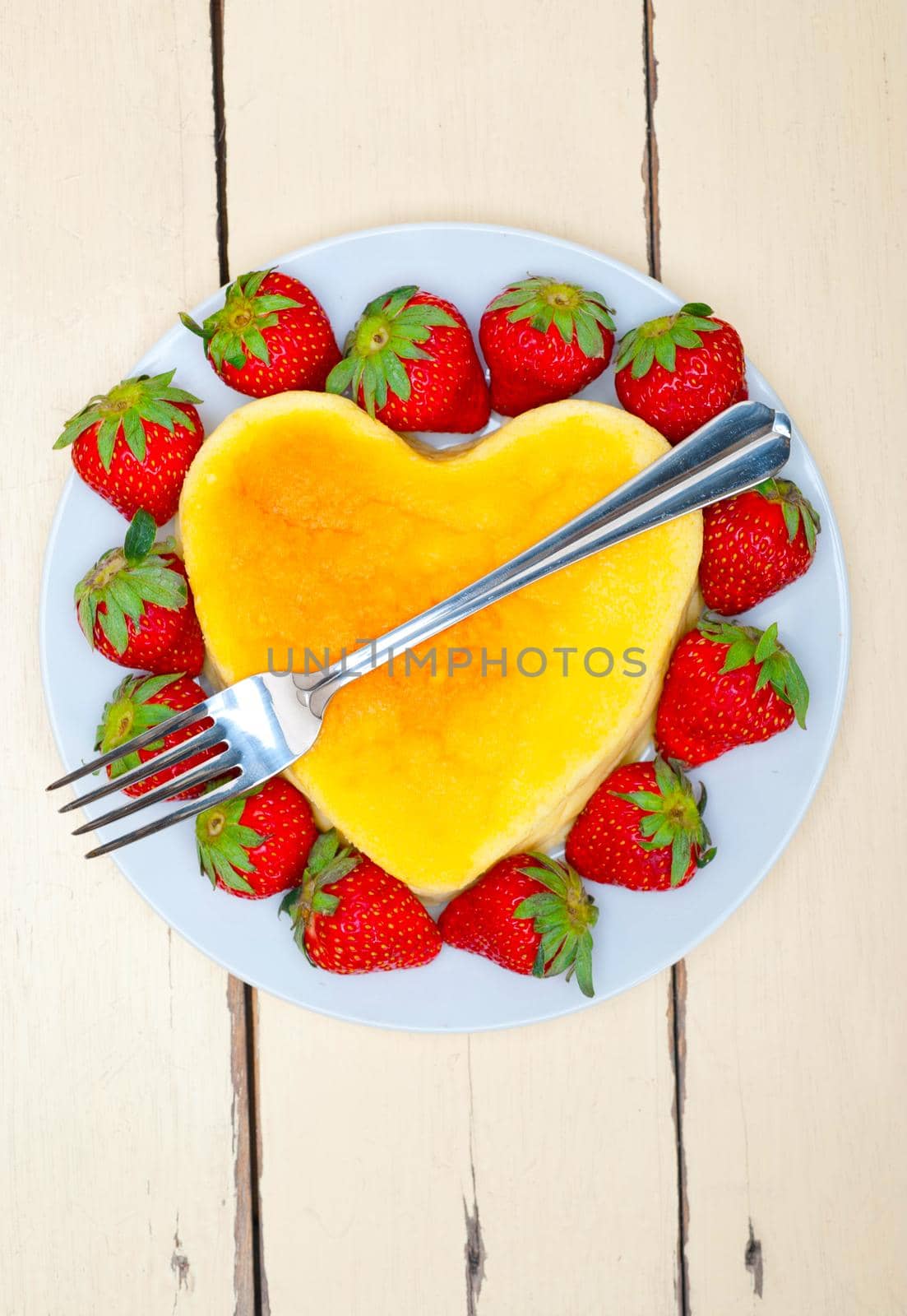 heart shaped cheesecake with strawberryes ideal cake for valentine day