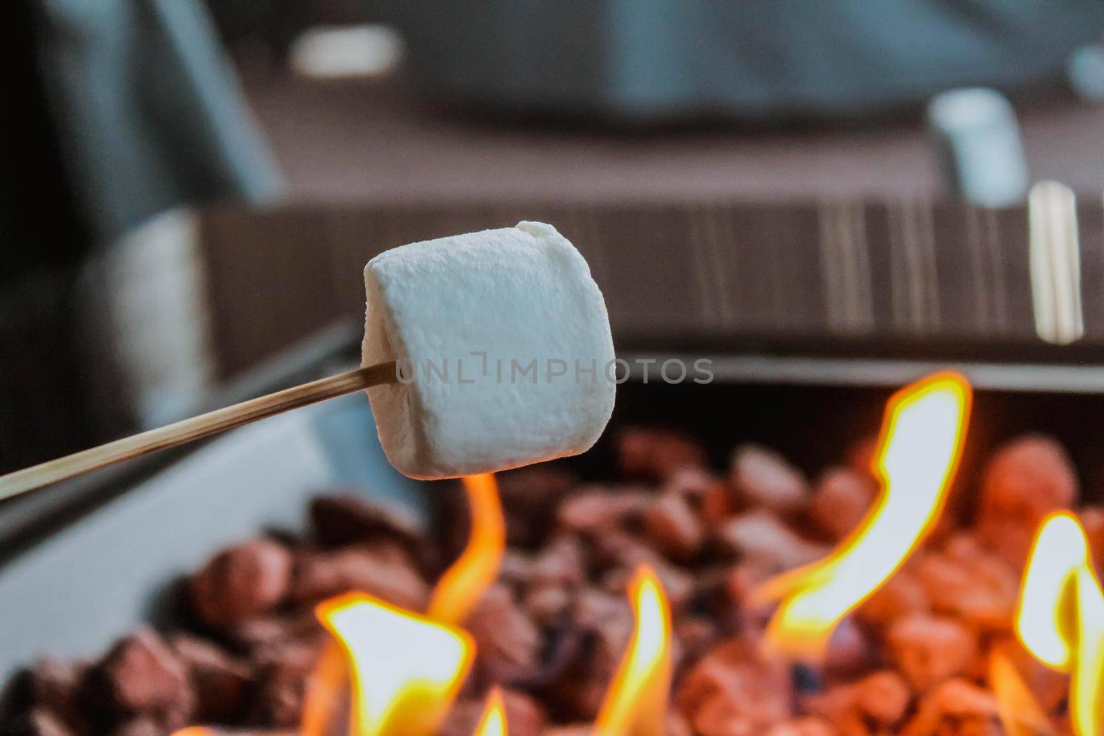 Closeup of a Roasting Marshmellow by JuliaDorian