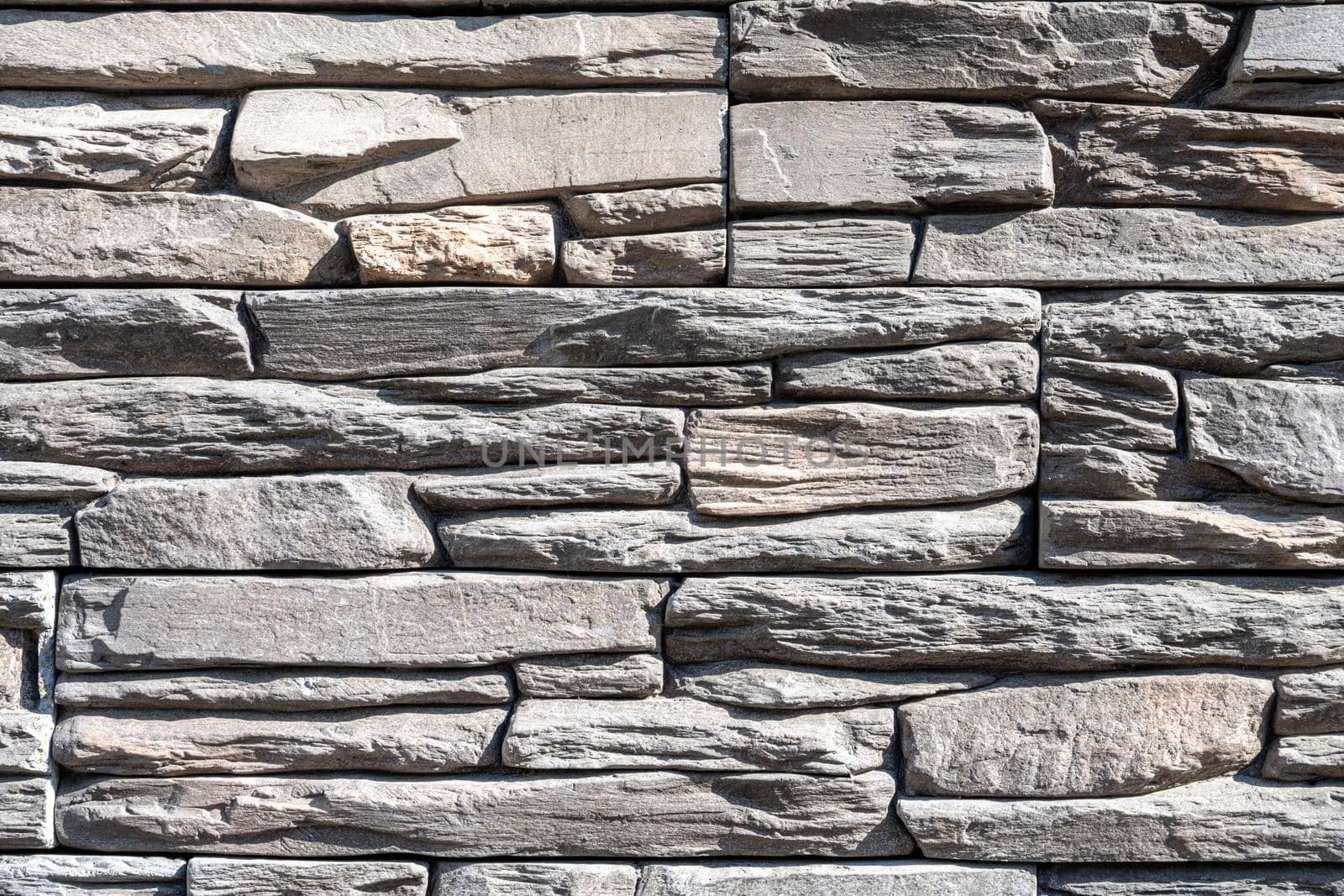 Wall made of old natural gray stone by elxeneize