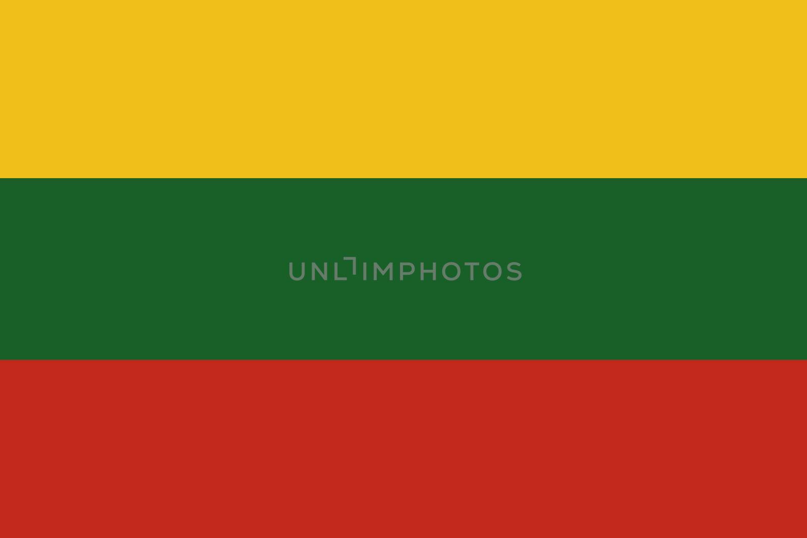 The yellow green and red flag of Lithuania, format jpeg.