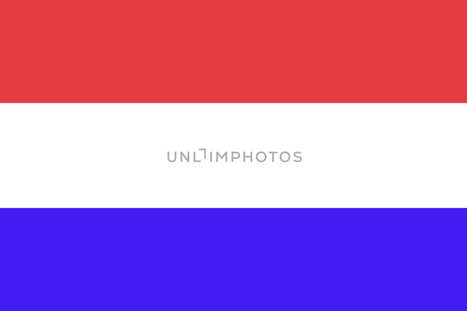 The red, white and blue flag of Netherlands, format jpeg.