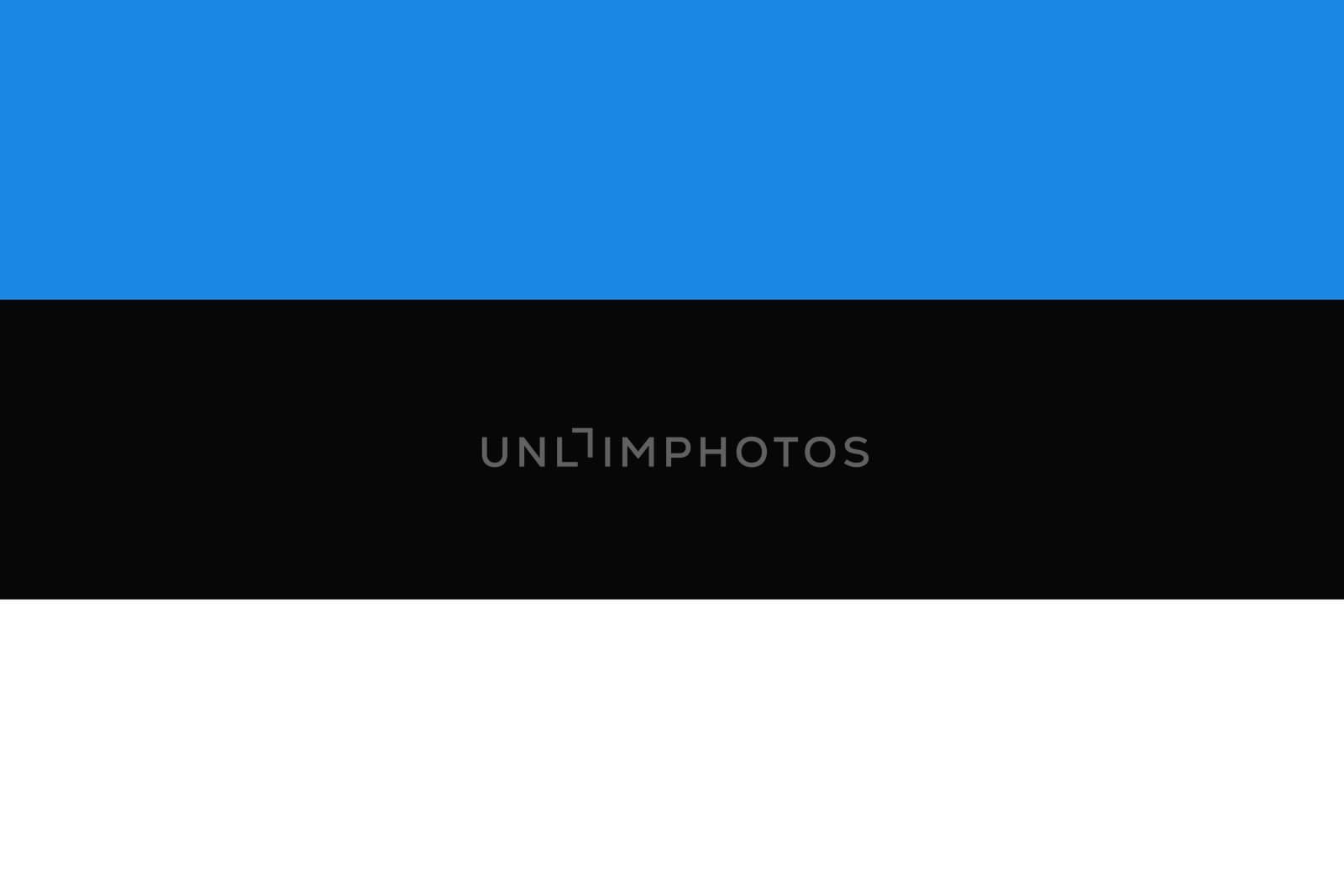 The blue, black and white flag of Estonia, format jpeg.