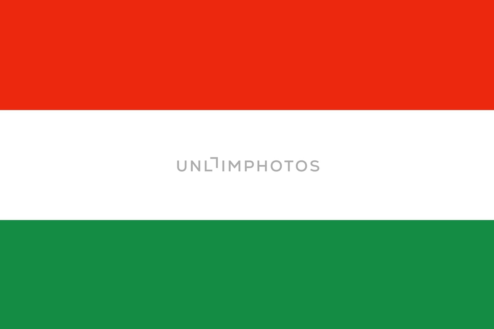 The red, white and green flag of Hungary, format jpeg.