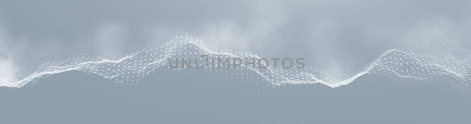 Light abstract technology background. Technology network digital pattern by DmytroRazinkov