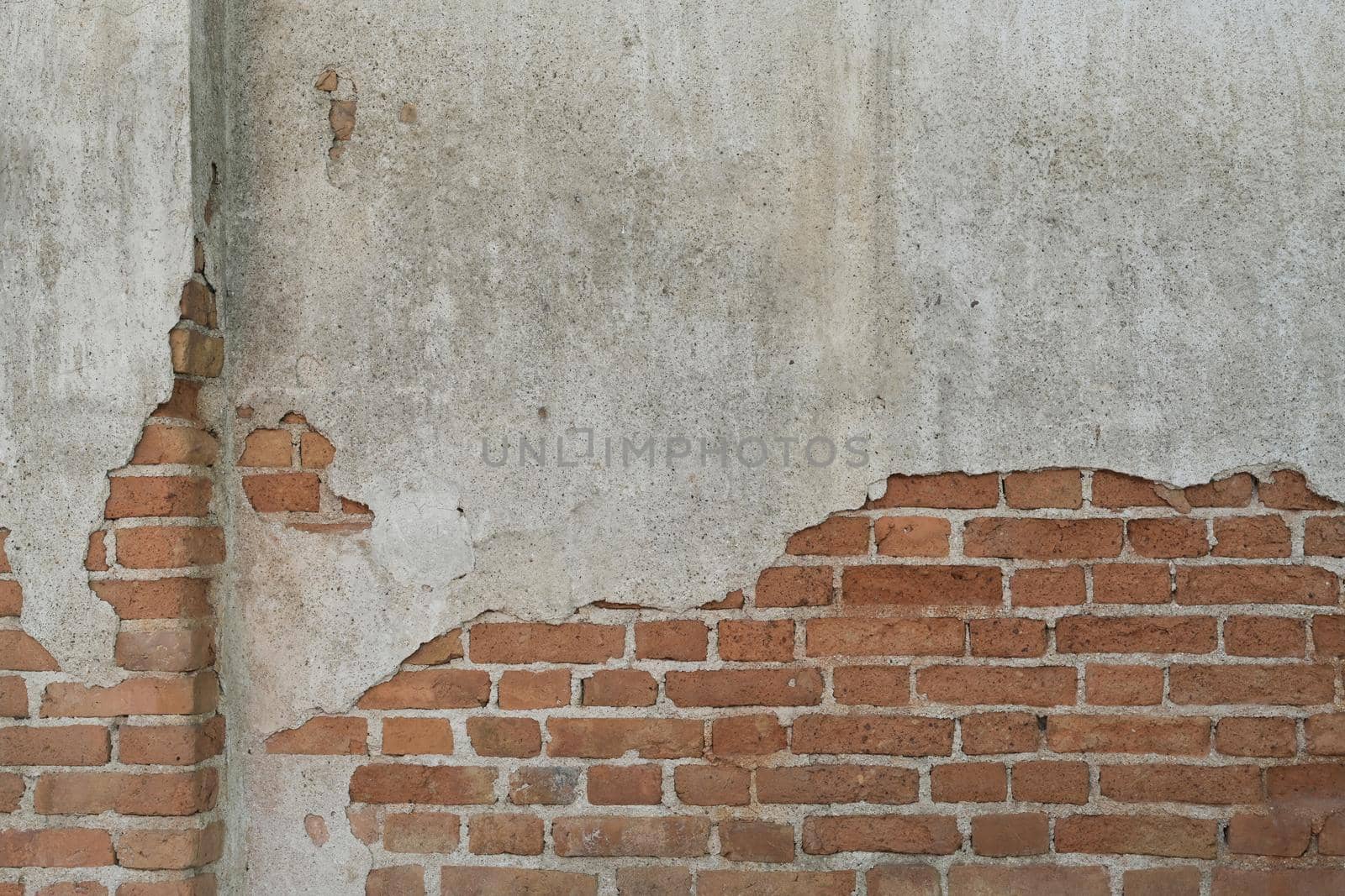 Empty old brick wall texture. Copy for graphic display montage. by prathanchorruangsak
