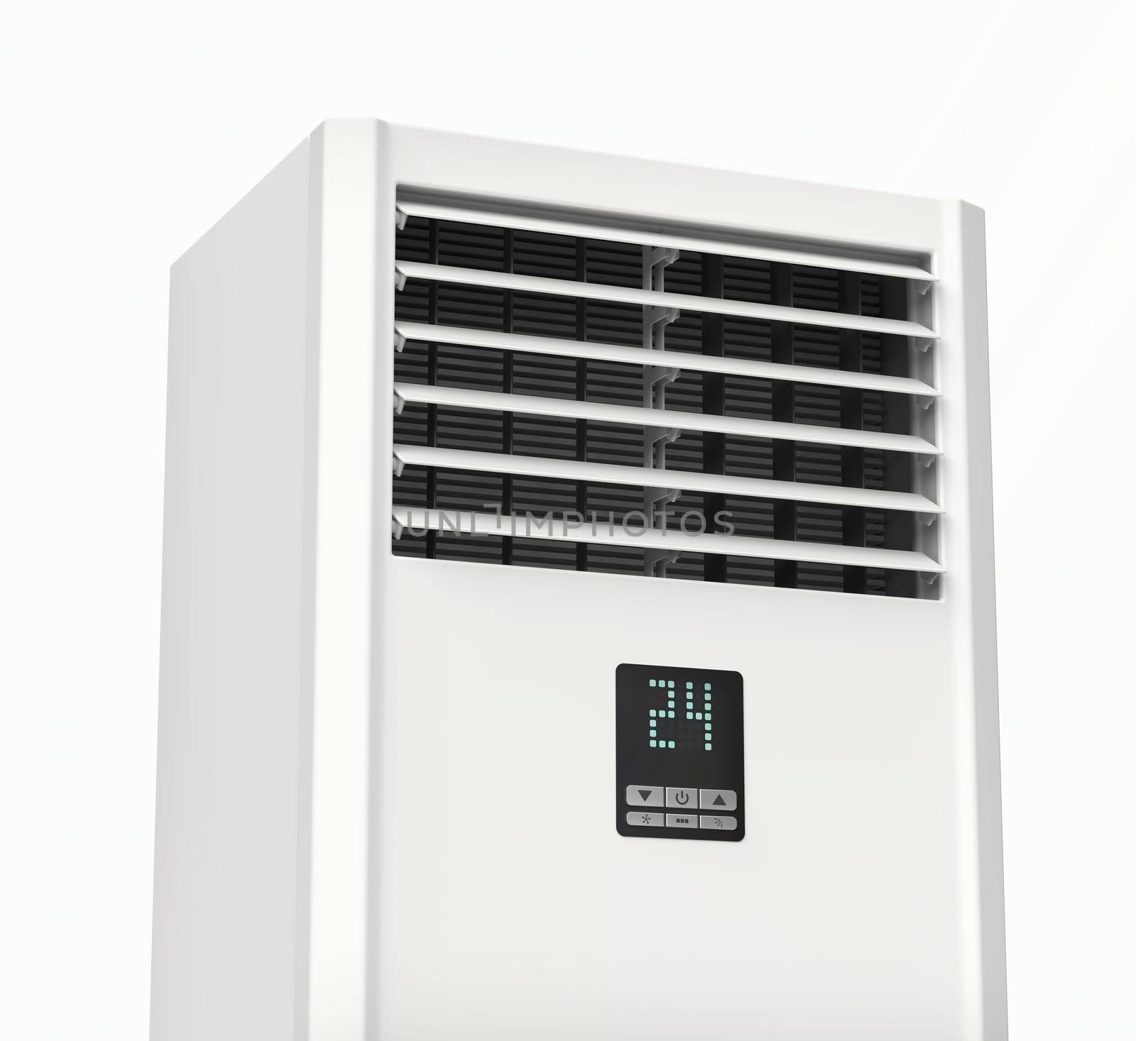 Close up of floor standing air conditioner by magraphics