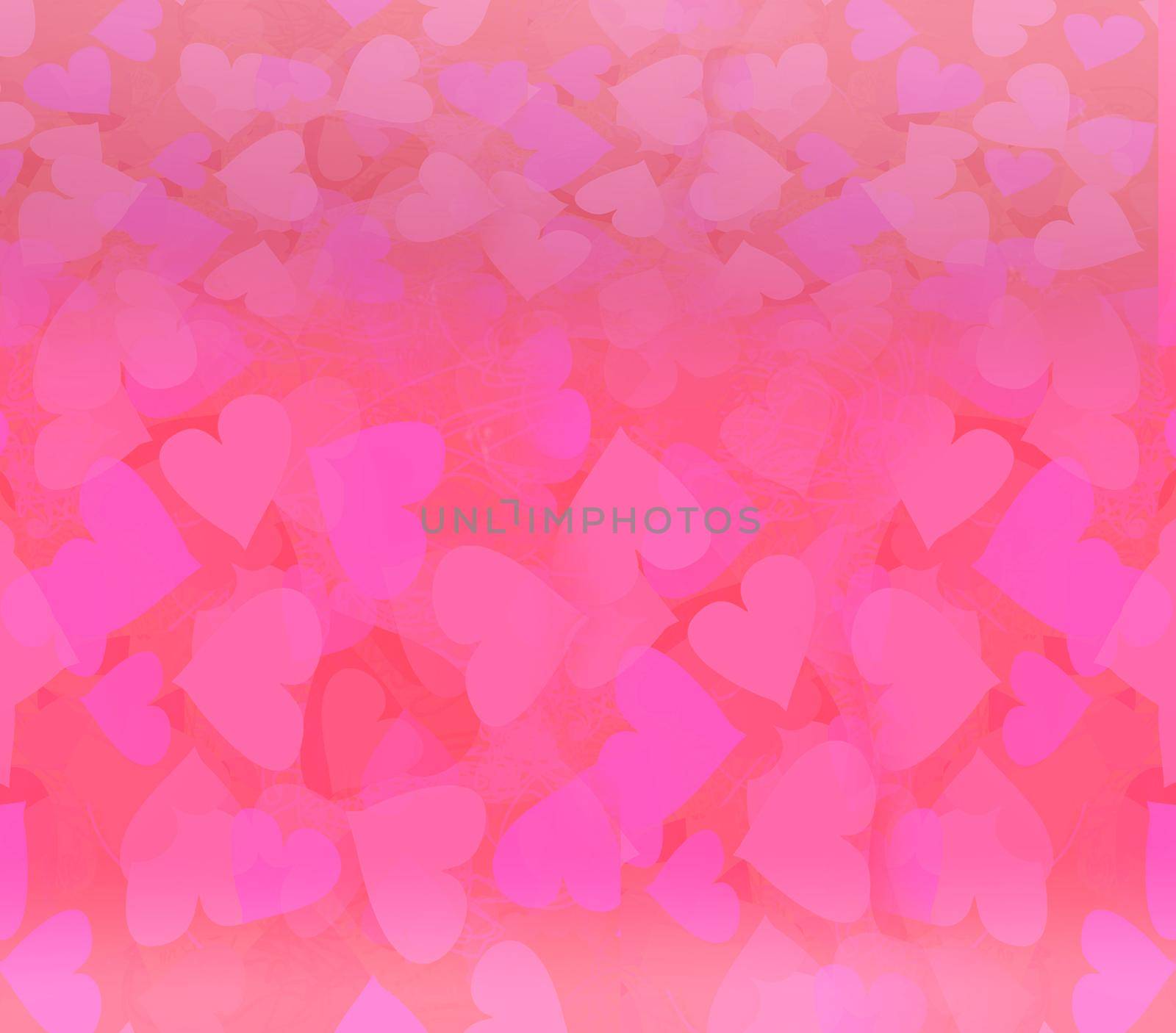 Valentine Hearts Abstract pink Background.