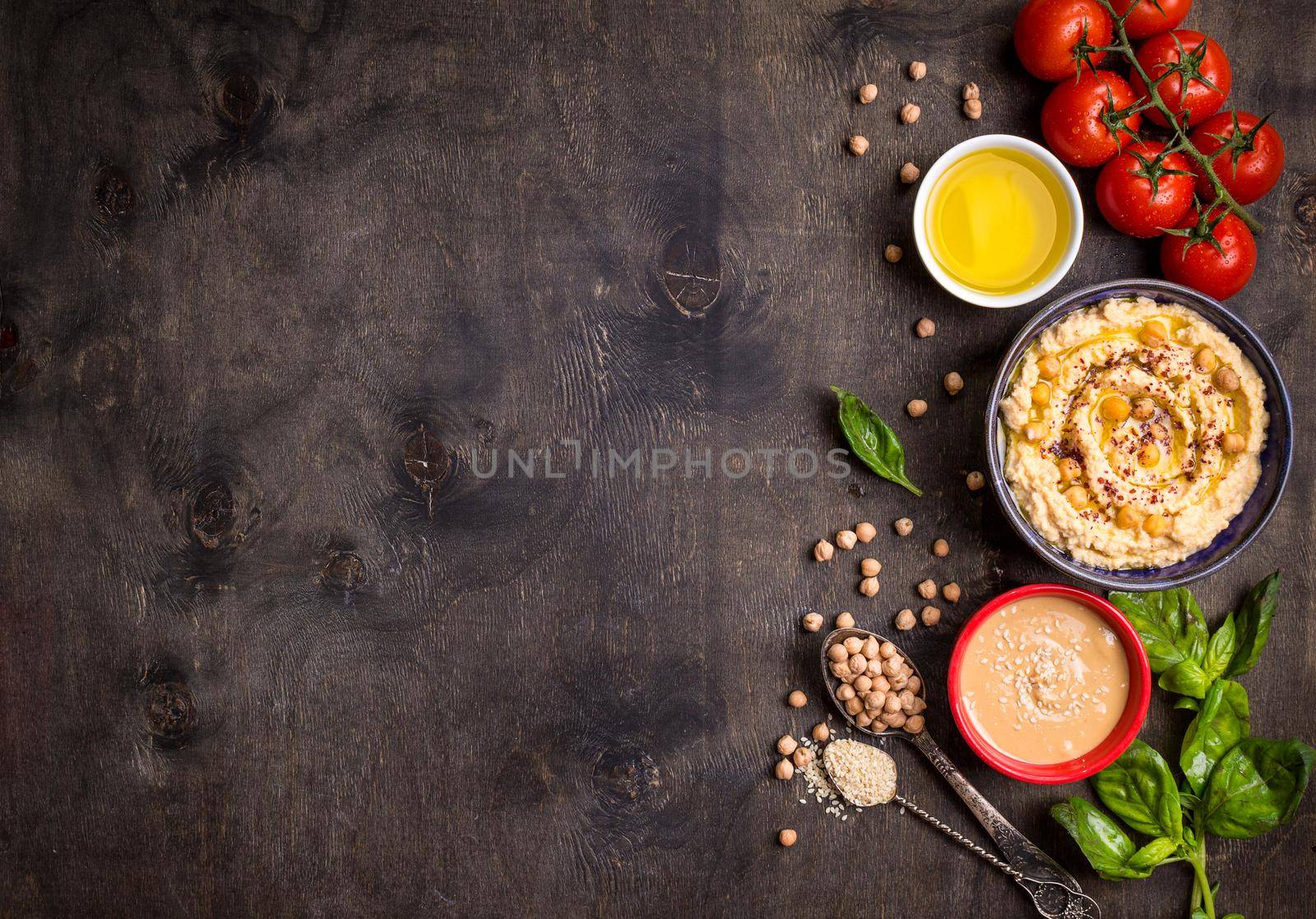 Hummus background by its_al_dente