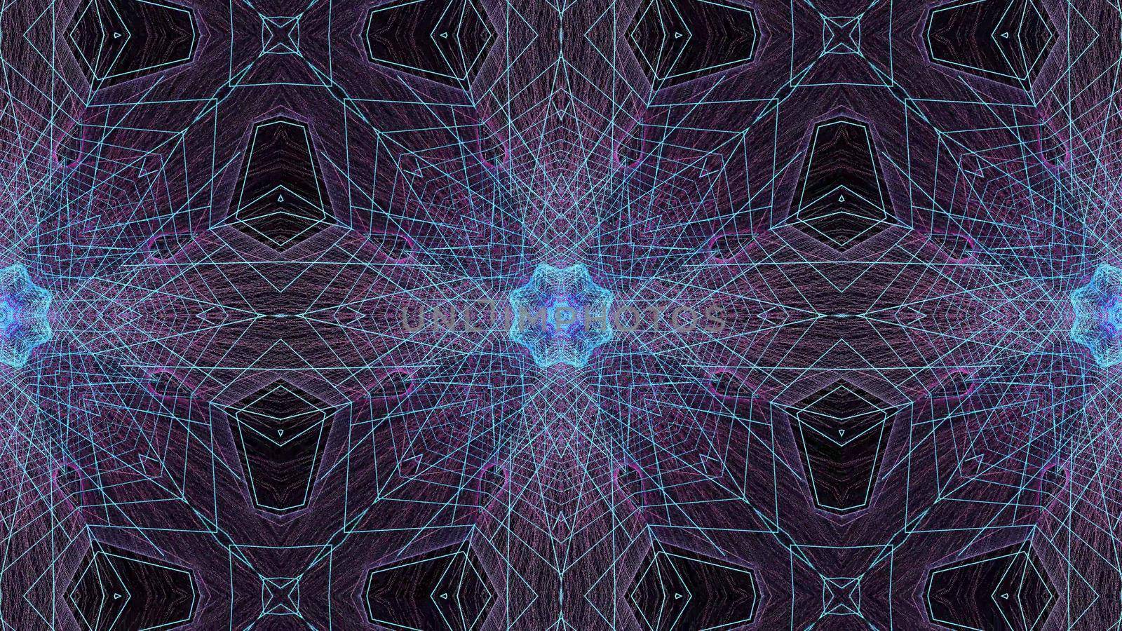 Round abstract geometric pattern. Mandala. by Chudakov