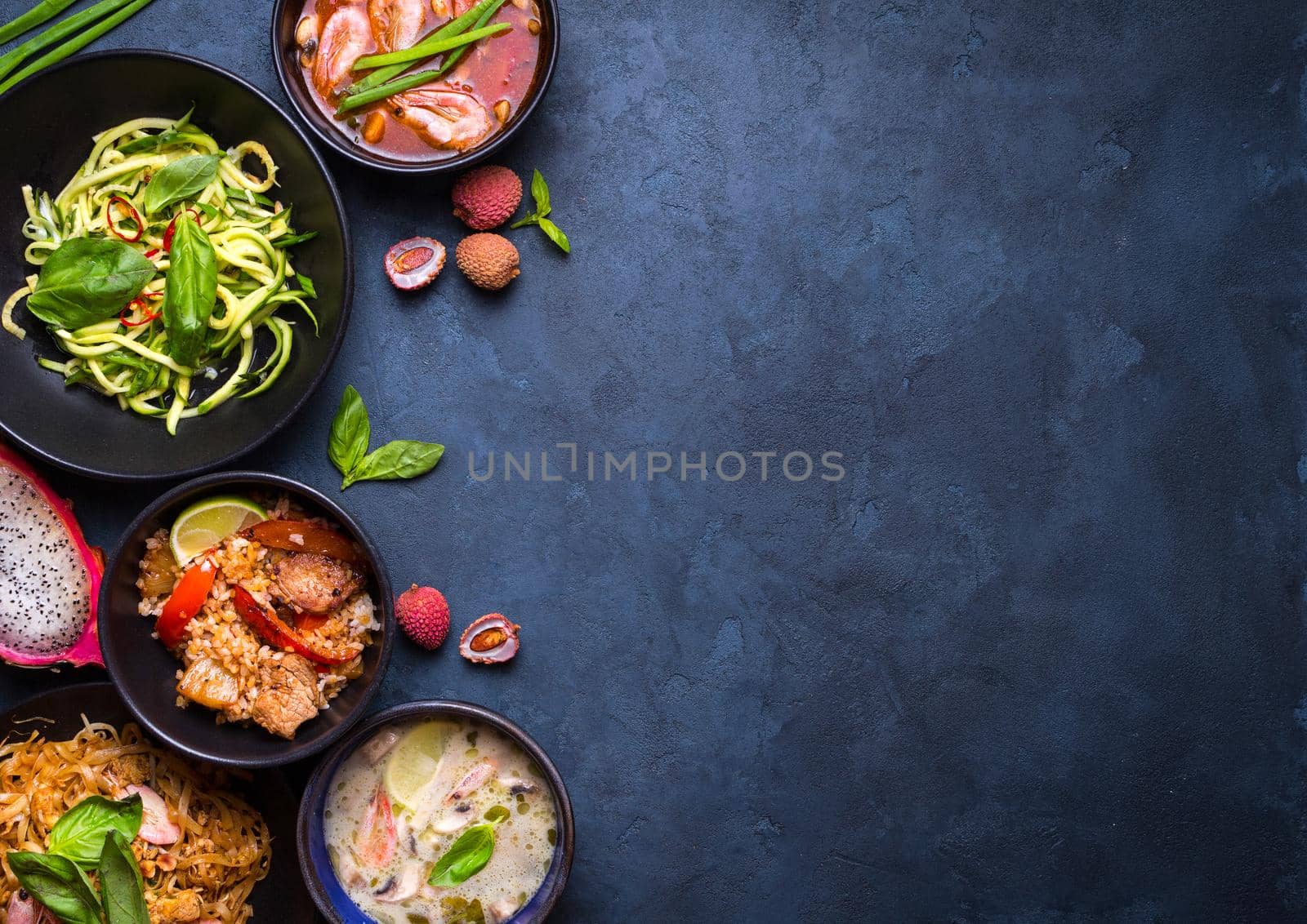 Thai food background by its_al_dente