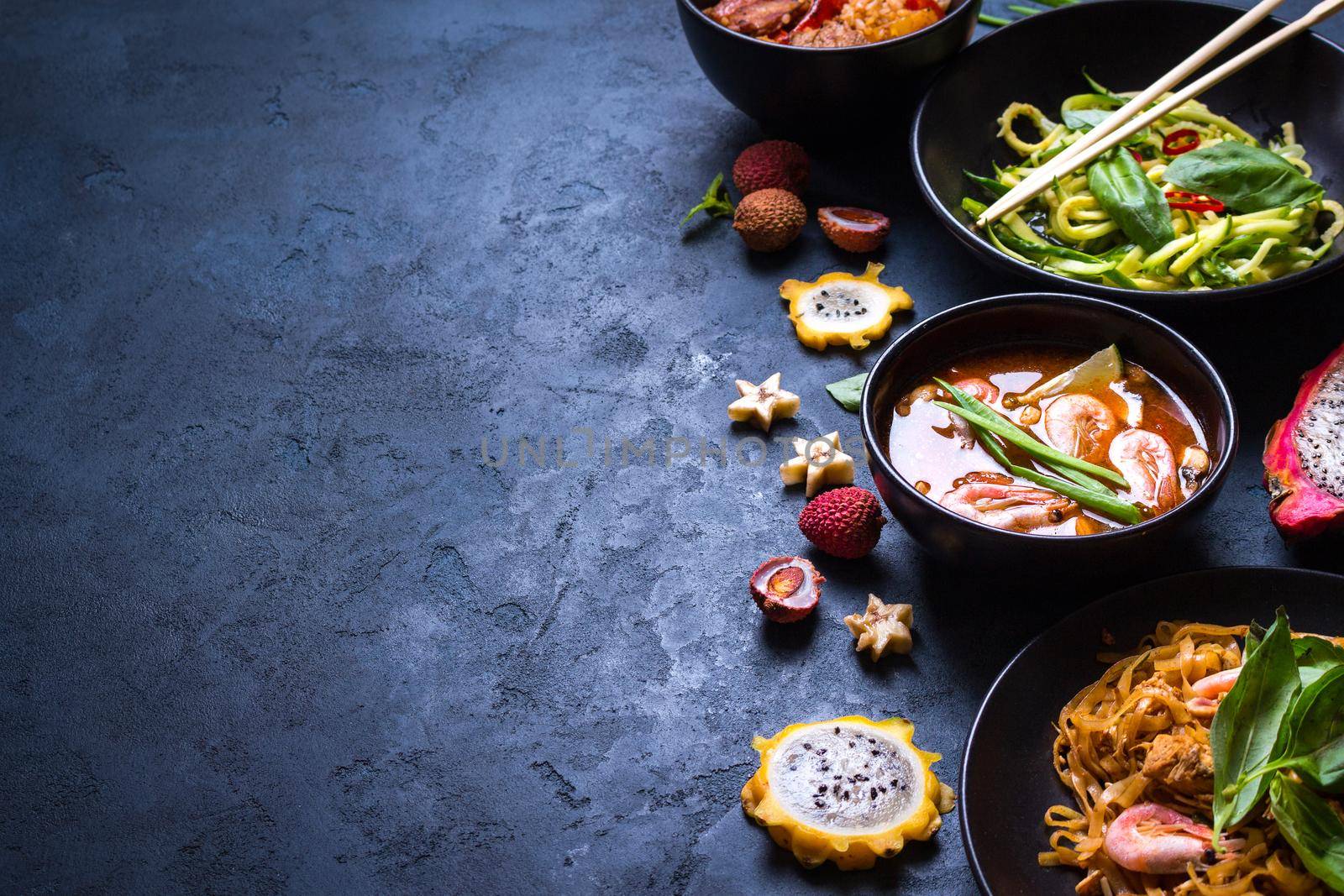 Thai food background by its_al_dente