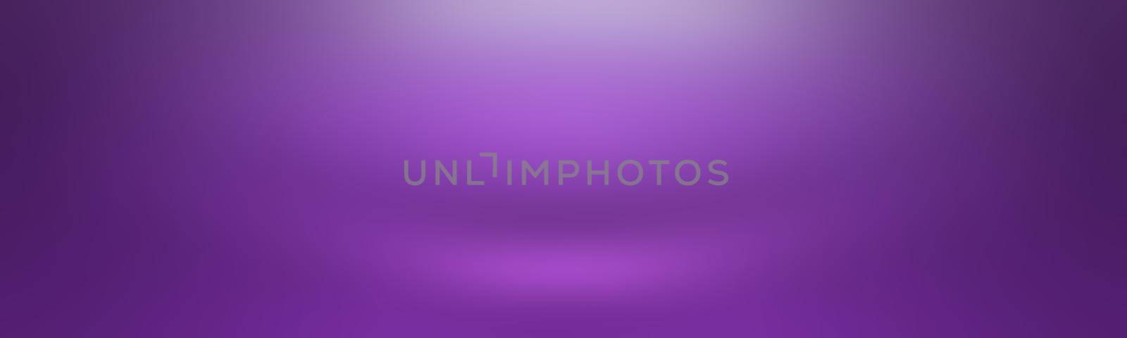 Studio Background Concept - abstract empty light gradient purple studio room background for product. Plain Studio background. by Benzoix