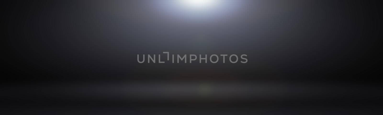 Abstract luxury blur dark grey and black gradient, used as background studio wall for display your products. by Benzoix