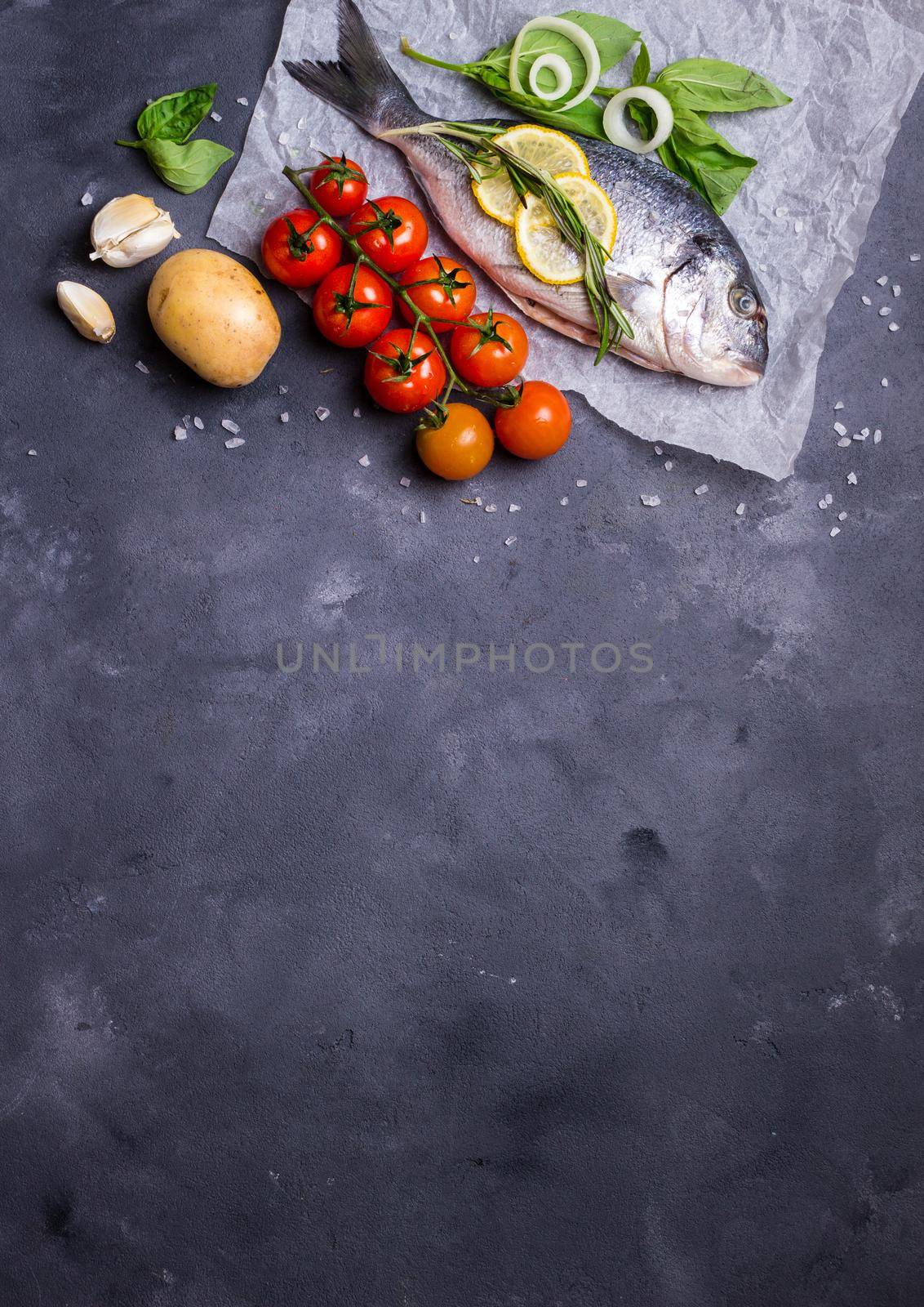 Fresh fish background by its_al_dente