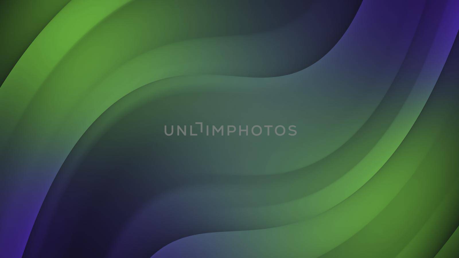 Green soft blur background animation rendered by computer