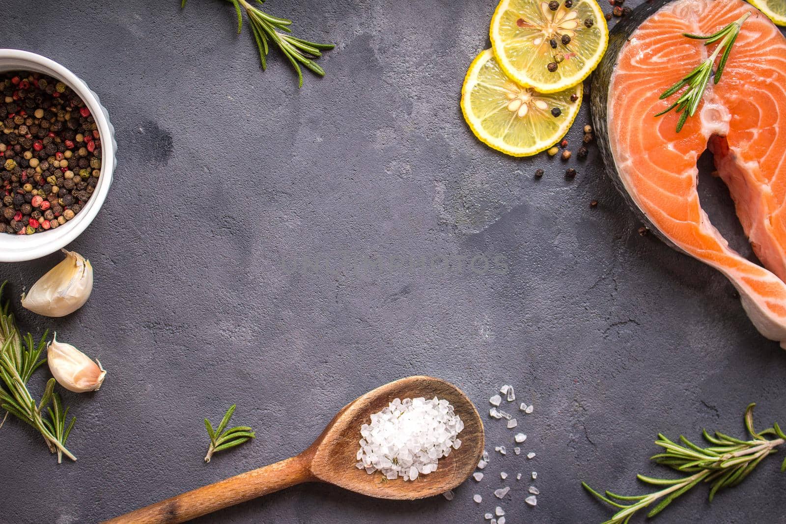 Raw salmon steak ready to cook by its_al_dente