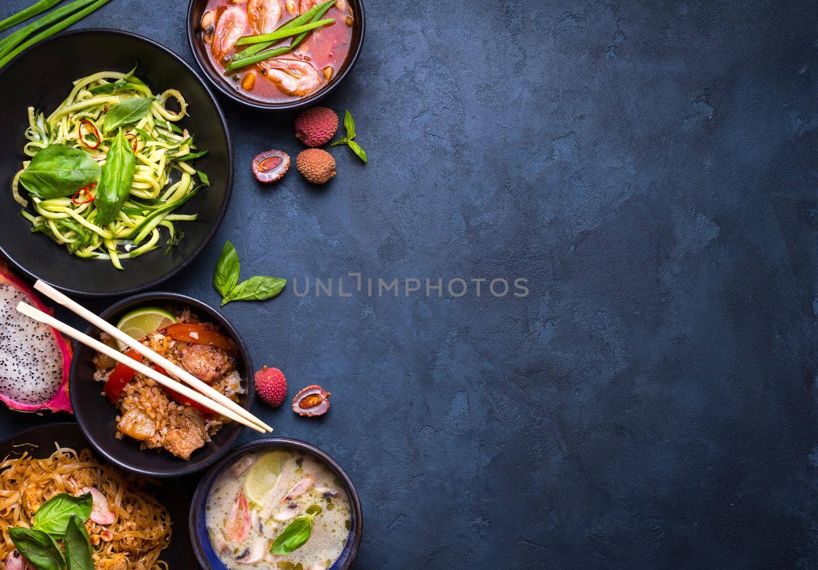 Thai food background by its_al_dente