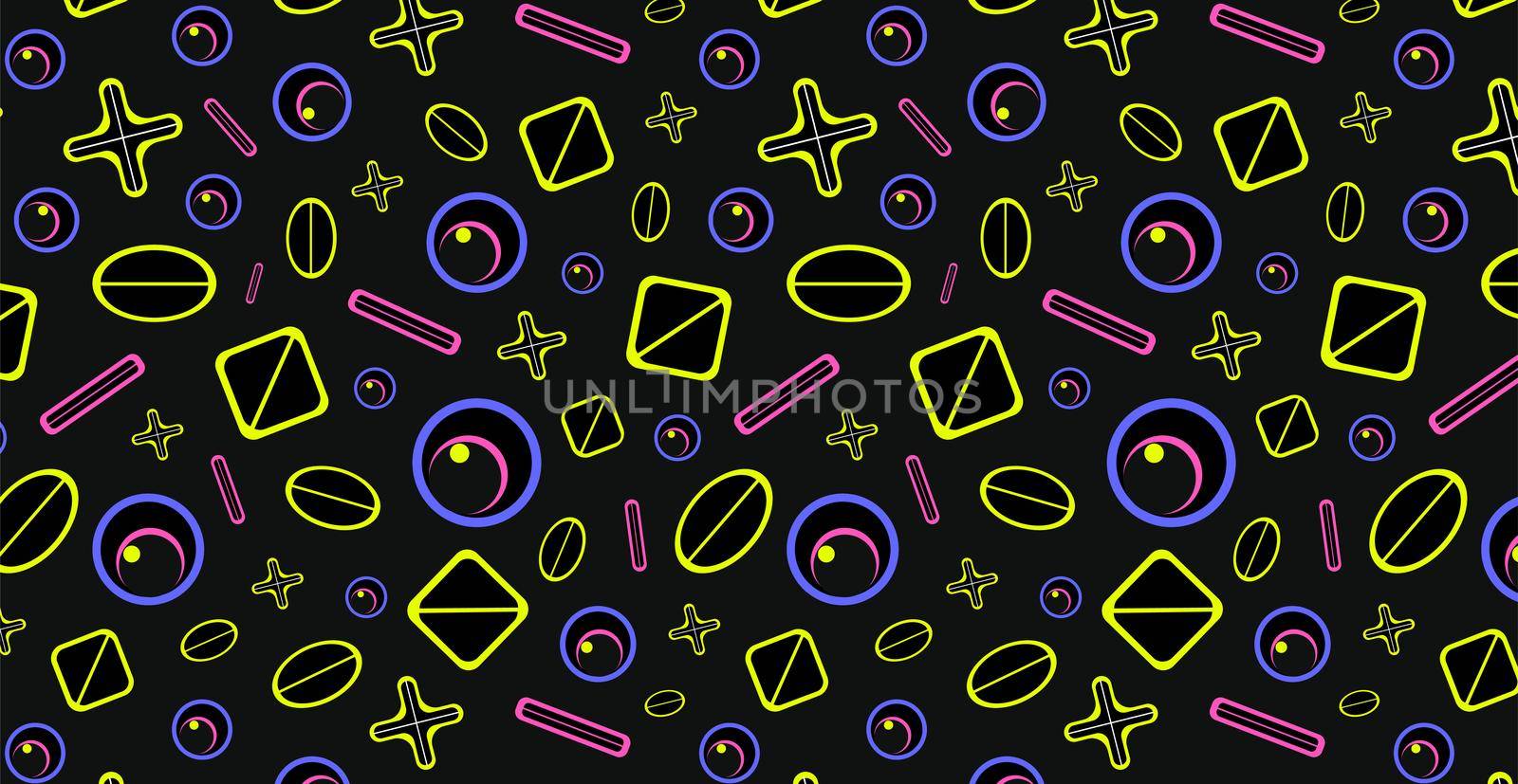 Abstract pattern. Eyes, crossed, squares, ovals. Ideal for digital paper, wallpapers, backgrounds web pages surface textures textiles