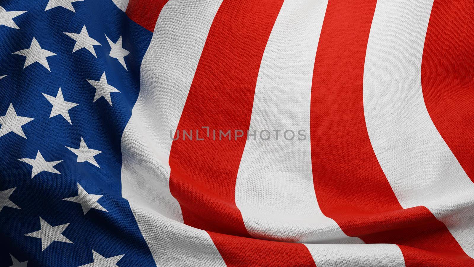 USA or American flag background 3D render by Myimagine