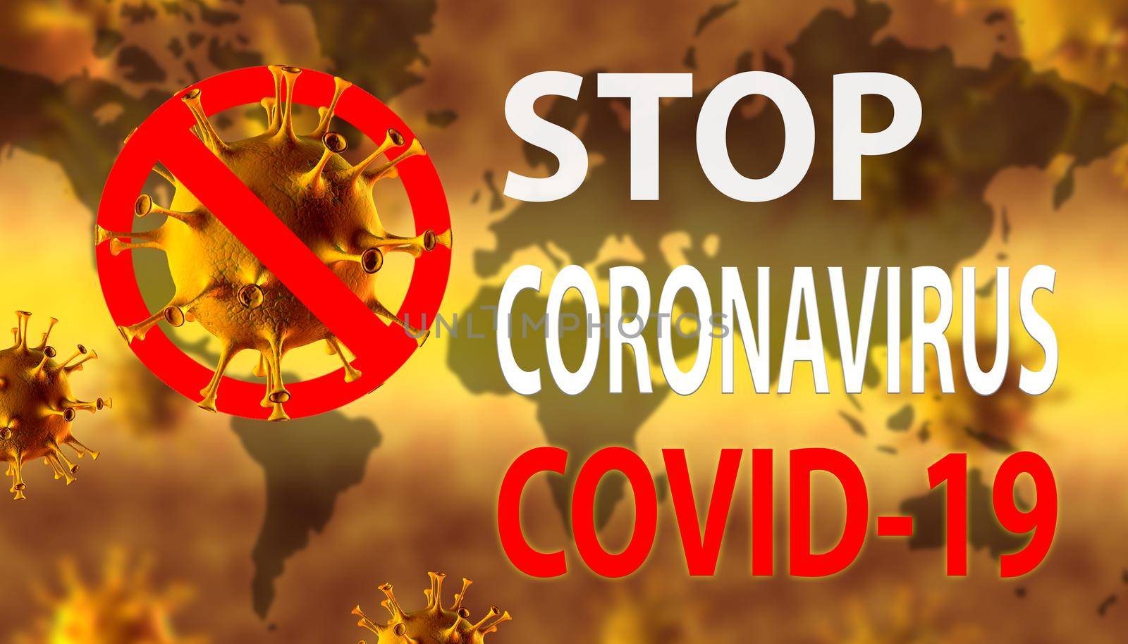 Stop Covid-19 Sign by MilanMarkovic78