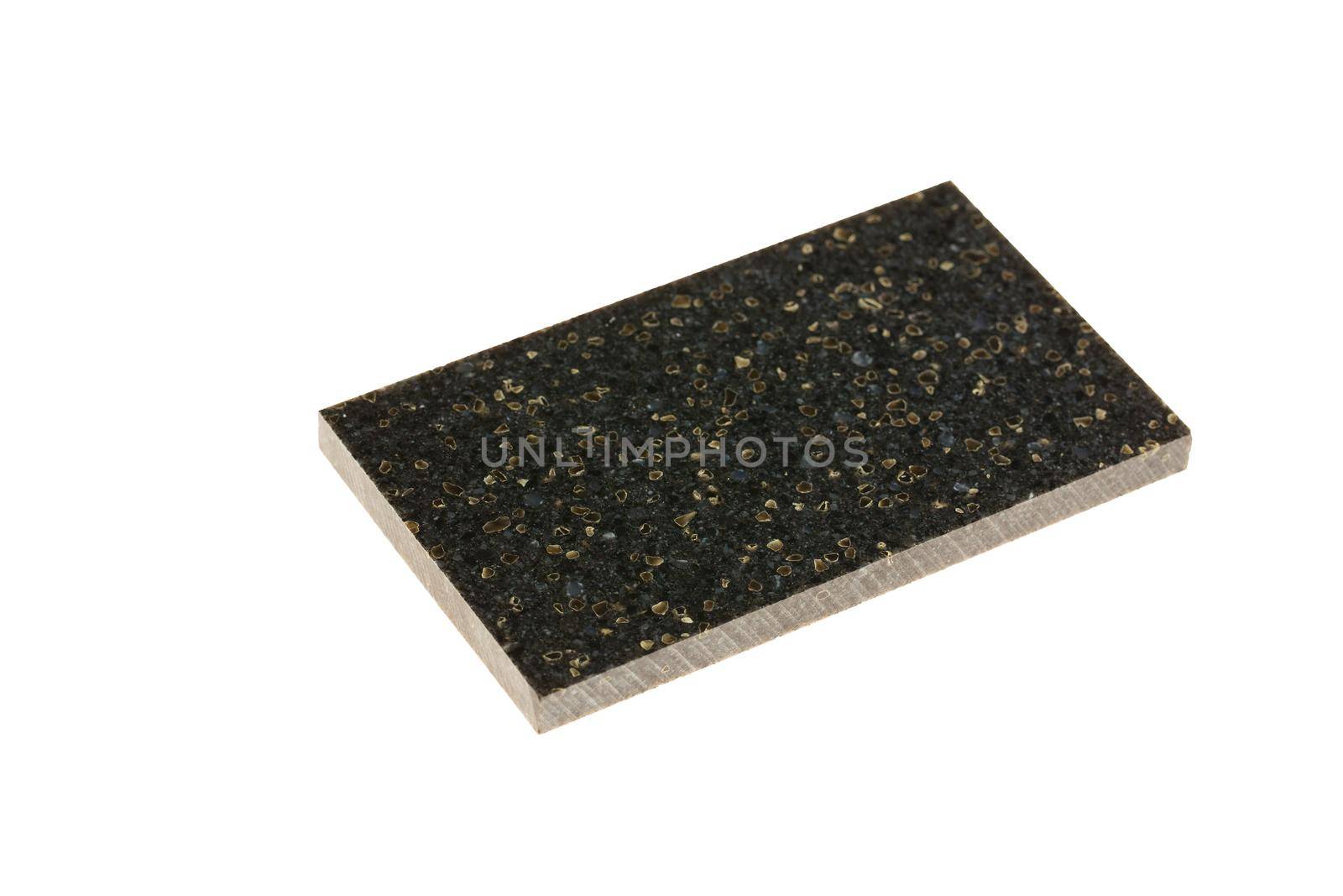 Sample of artificial stone isolated on a white background