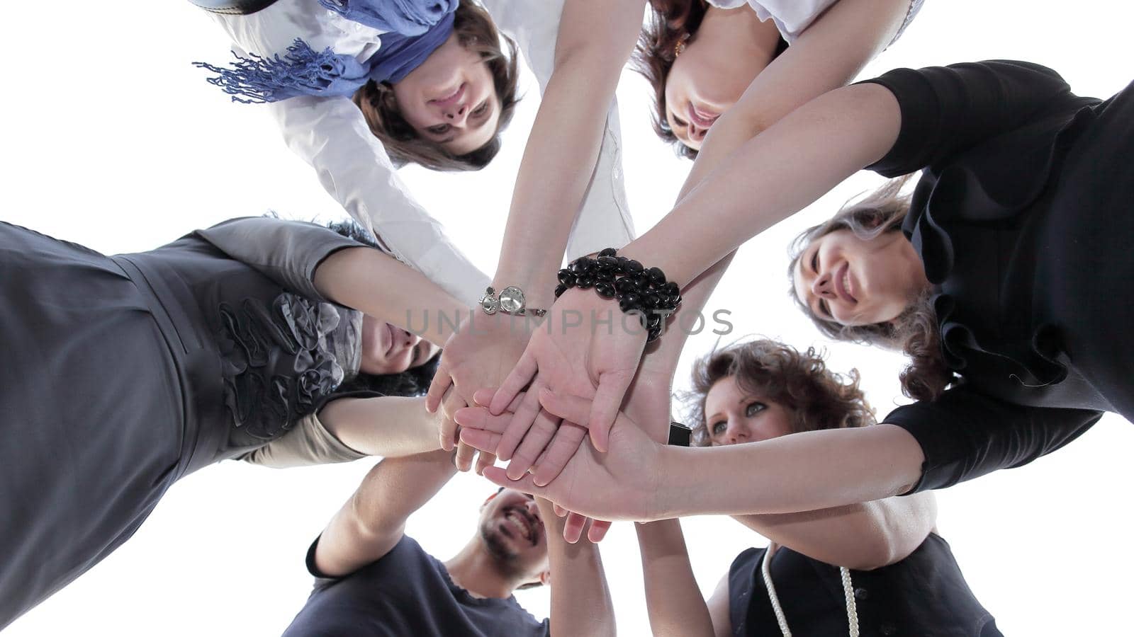 friendly business team .the concept of teamwork by SmartPhotoLab