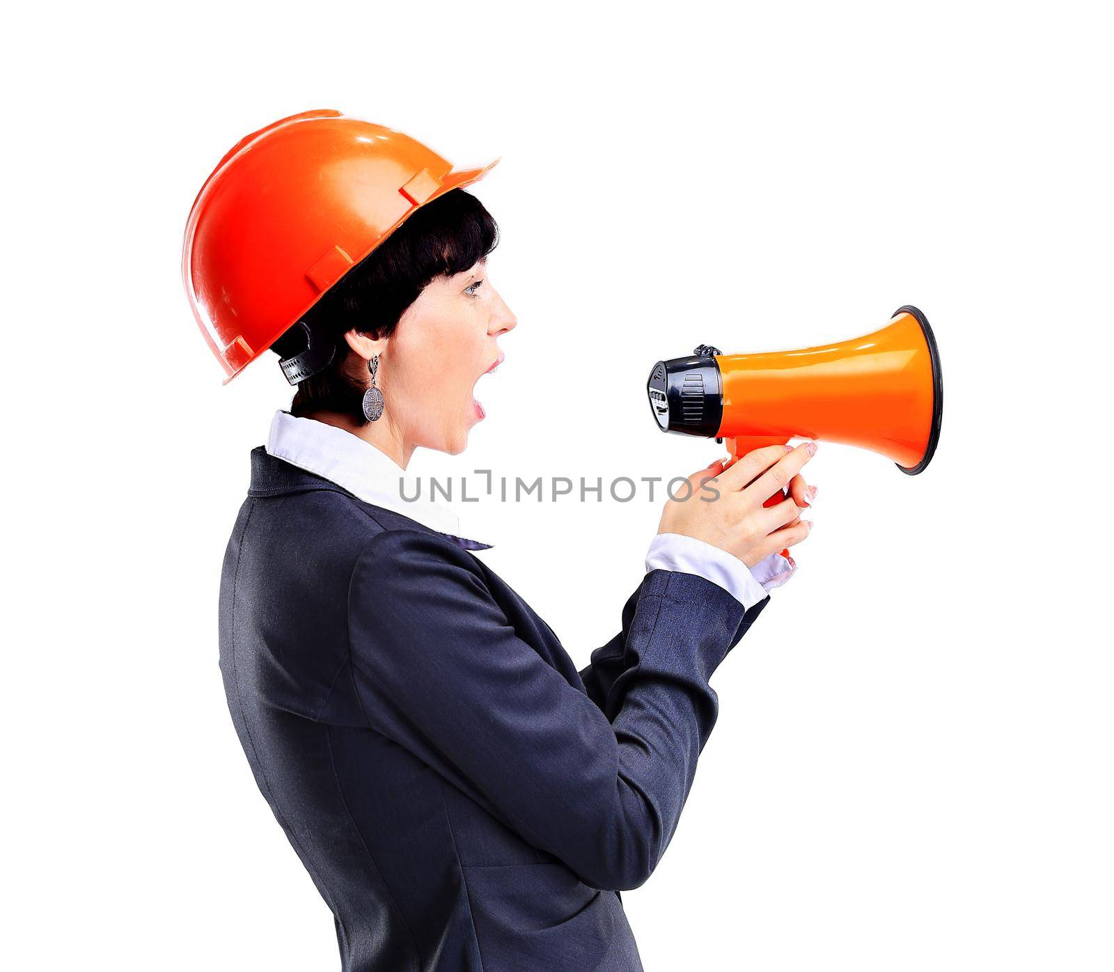 Engineer, entrepreneur or architect business woman.