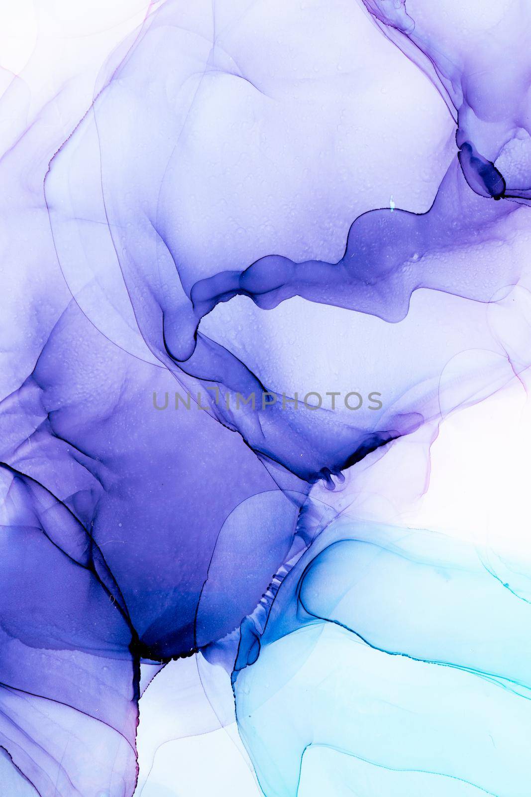 Marble ink abstract art from exquisite original painting for abstract background . Painting was painted on high quality paper texture to create smooth marble background pattern of ombre alcohol ink .