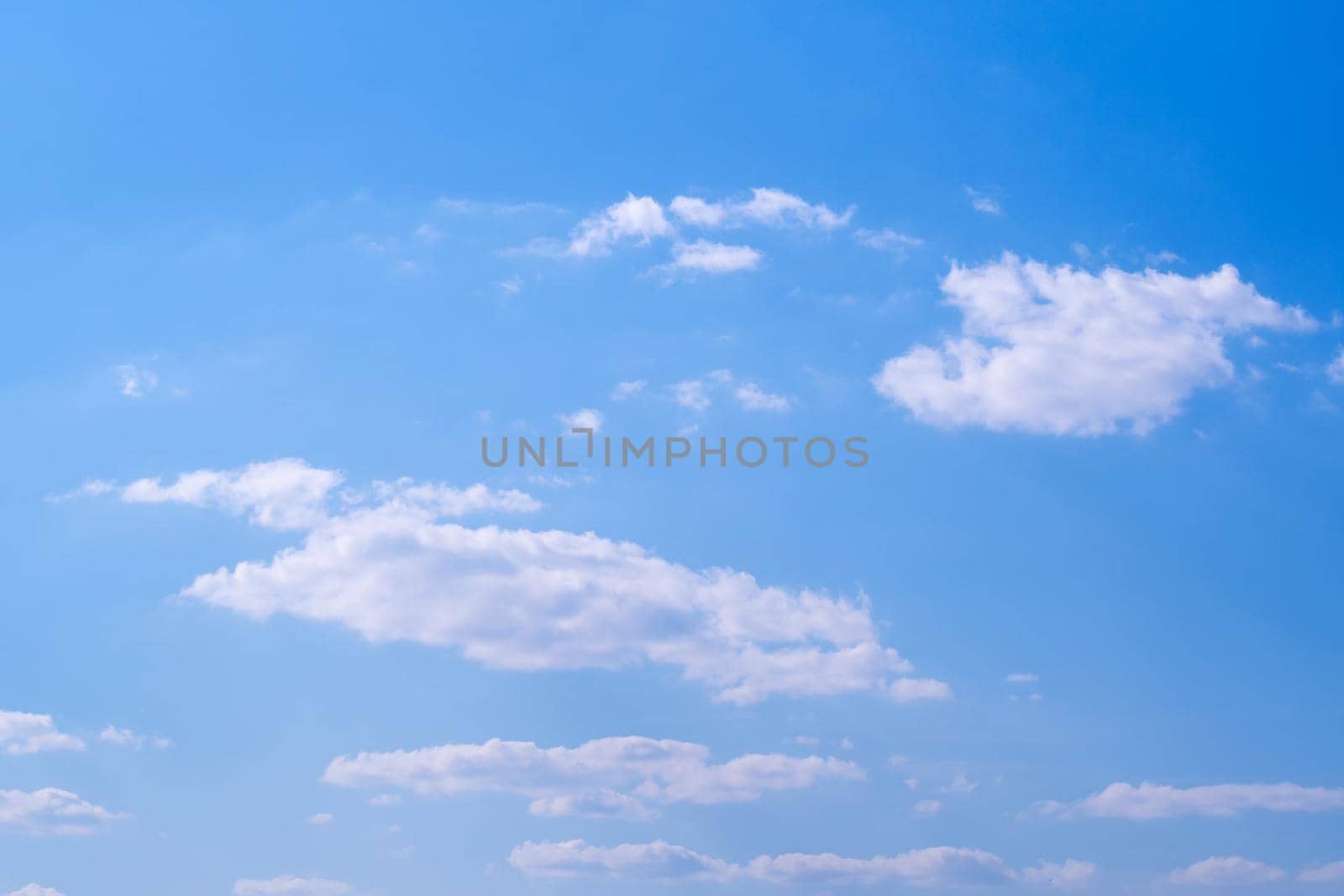 Natural blue sky with cloud closeup or background by Andre1ns