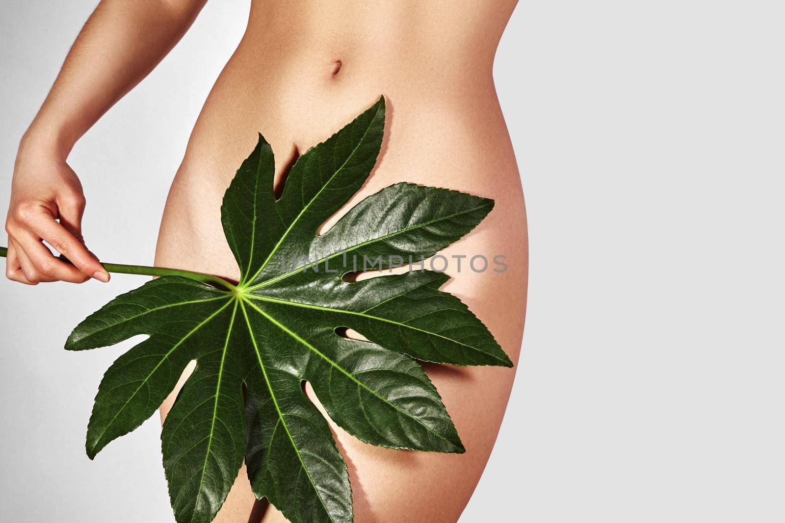 Waxing for beautiful woman. Brazilian laser hair removal bikini line an sexy body shapes. Body care and clean skin. Sexy woman in spa