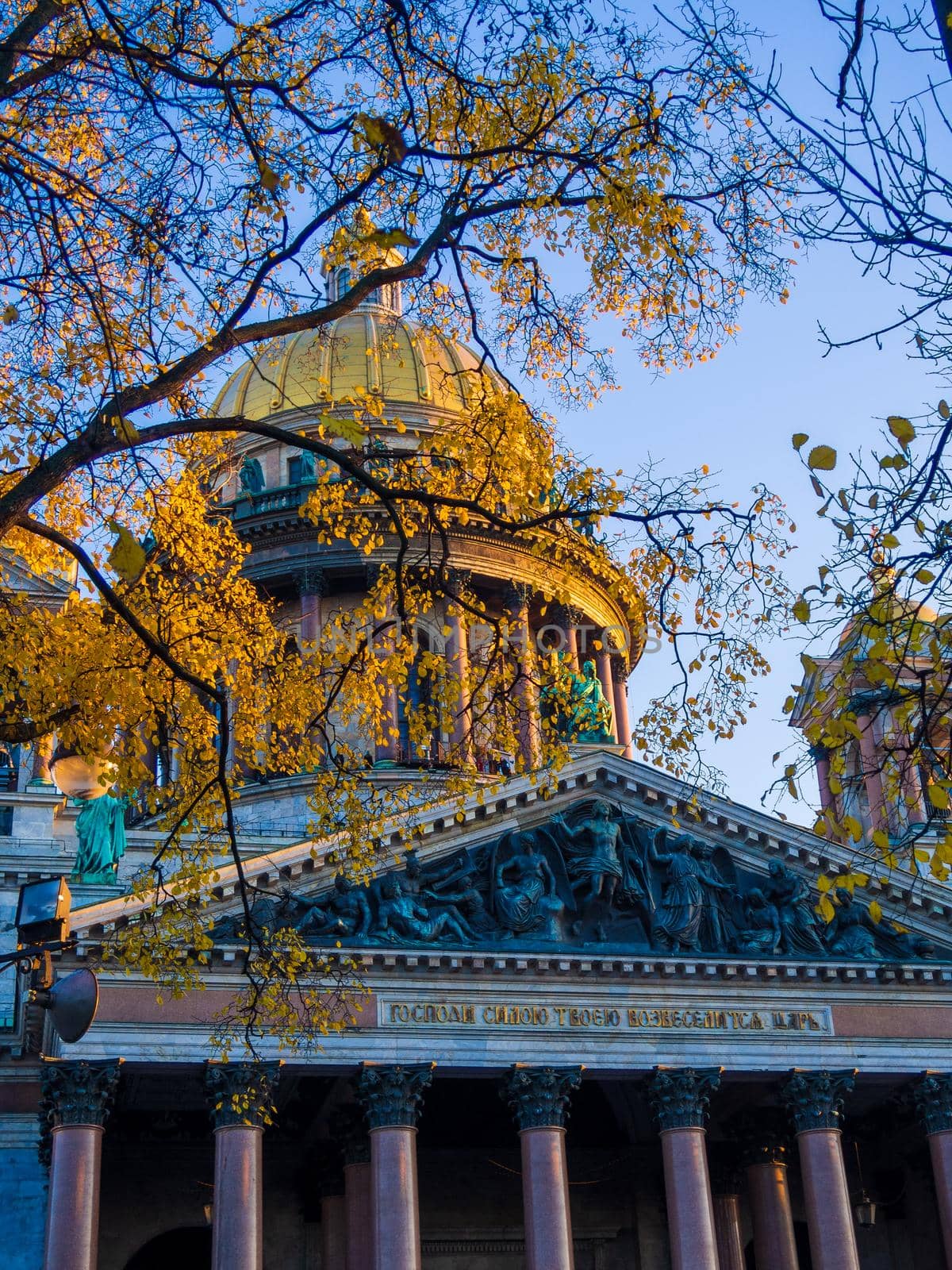 Saint Petersburg, Russia, November 2020: St. Isaac's Cathedral in Saint-Petersburg, Russia. by Andre1ns