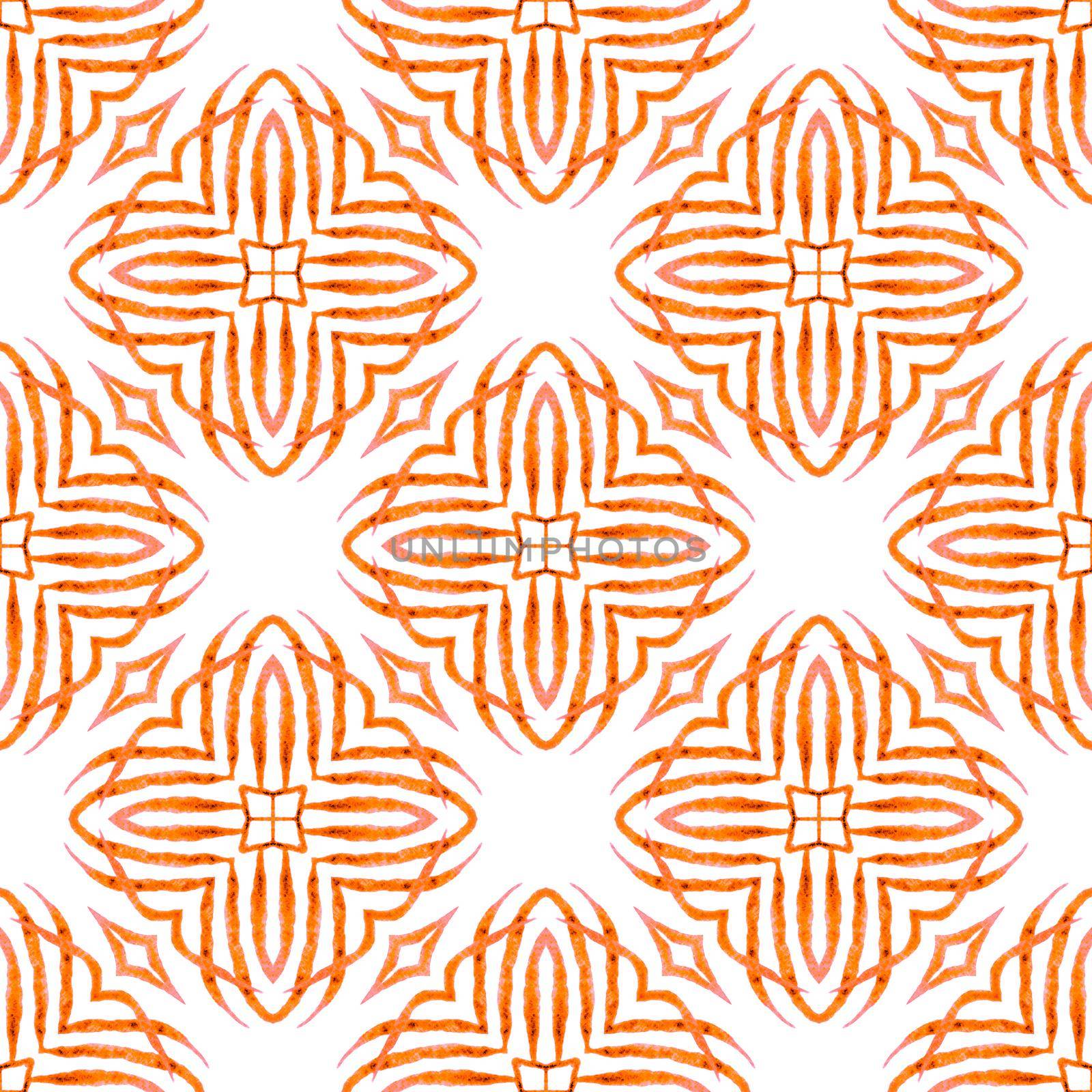 Trendy organic green border. Orange good-looking by beginagain