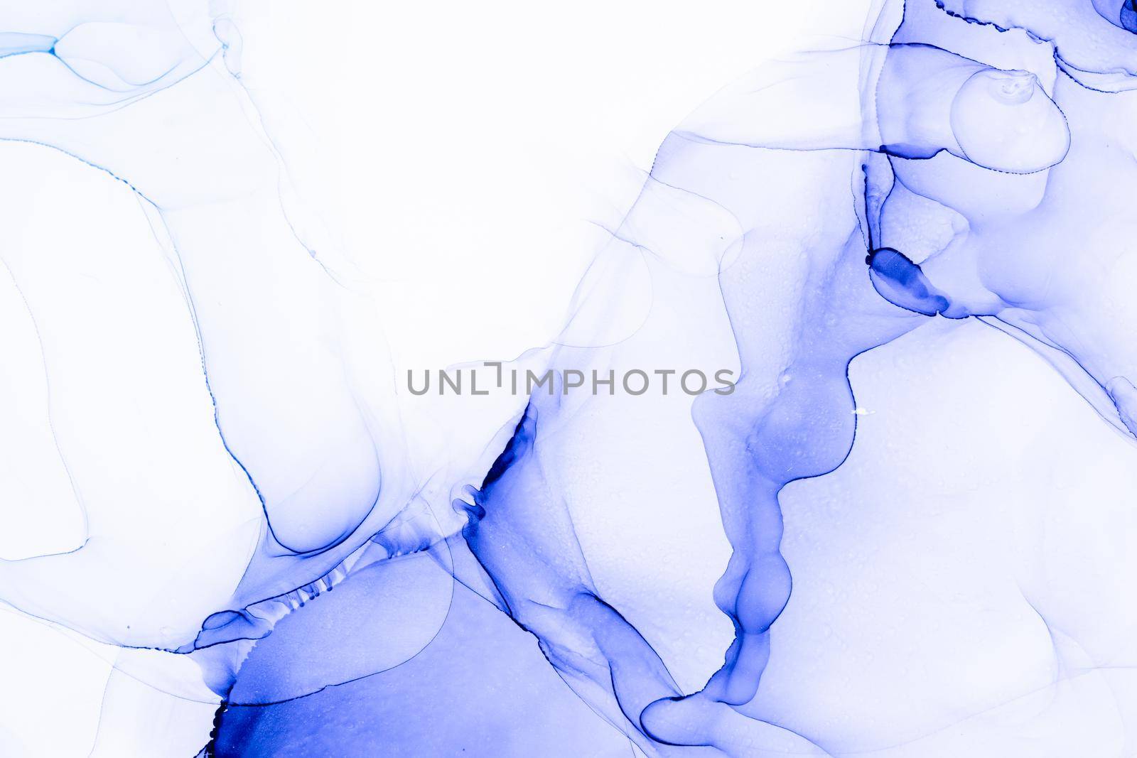 Marble ink abstract art from exquisite original painting for abstract background . Painting was painted on high quality paper texture to create smooth marble background pattern of ombre alcohol ink .
