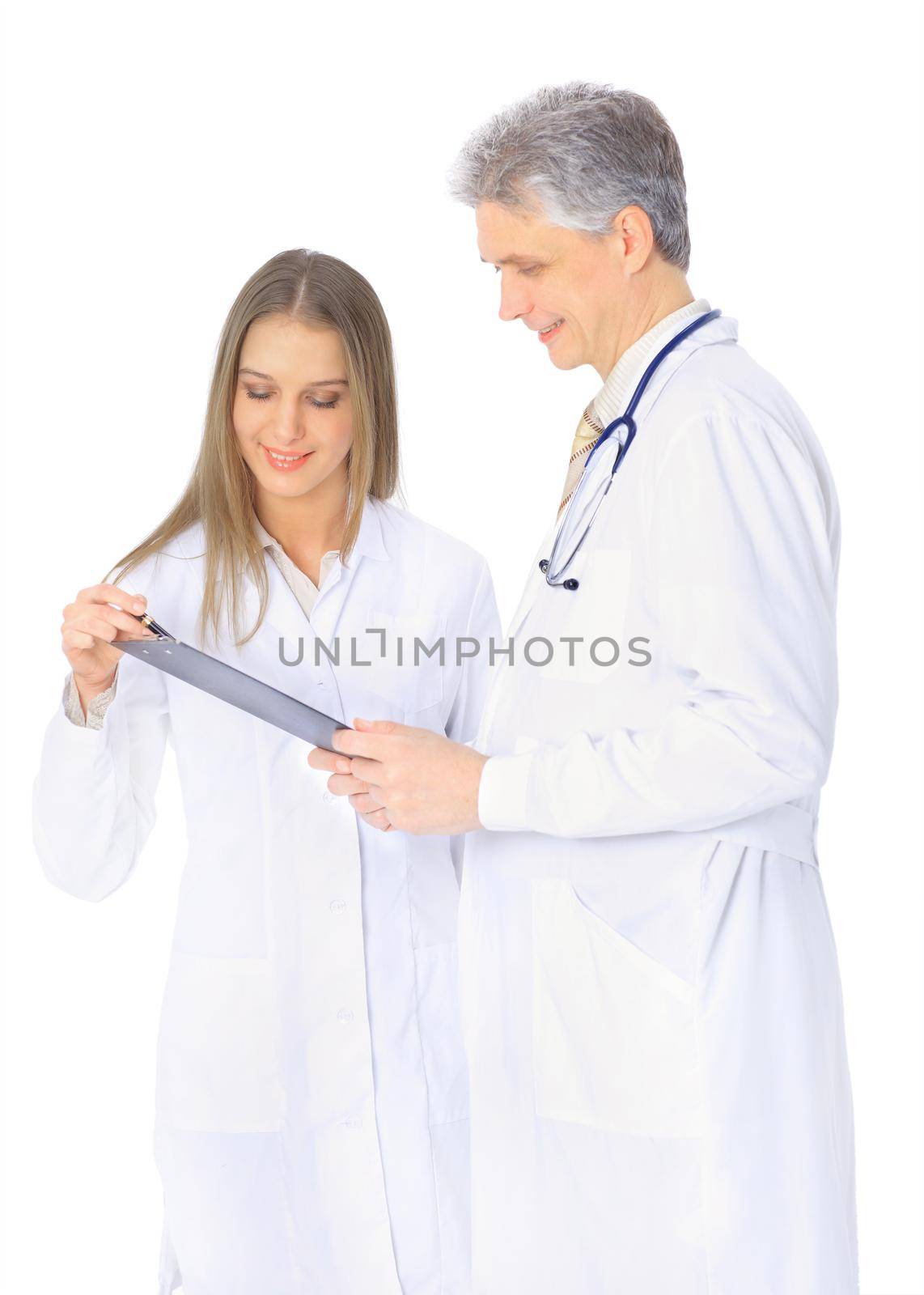 Discussion of the diagnosis of professional doctors. by SmartPhotoLab