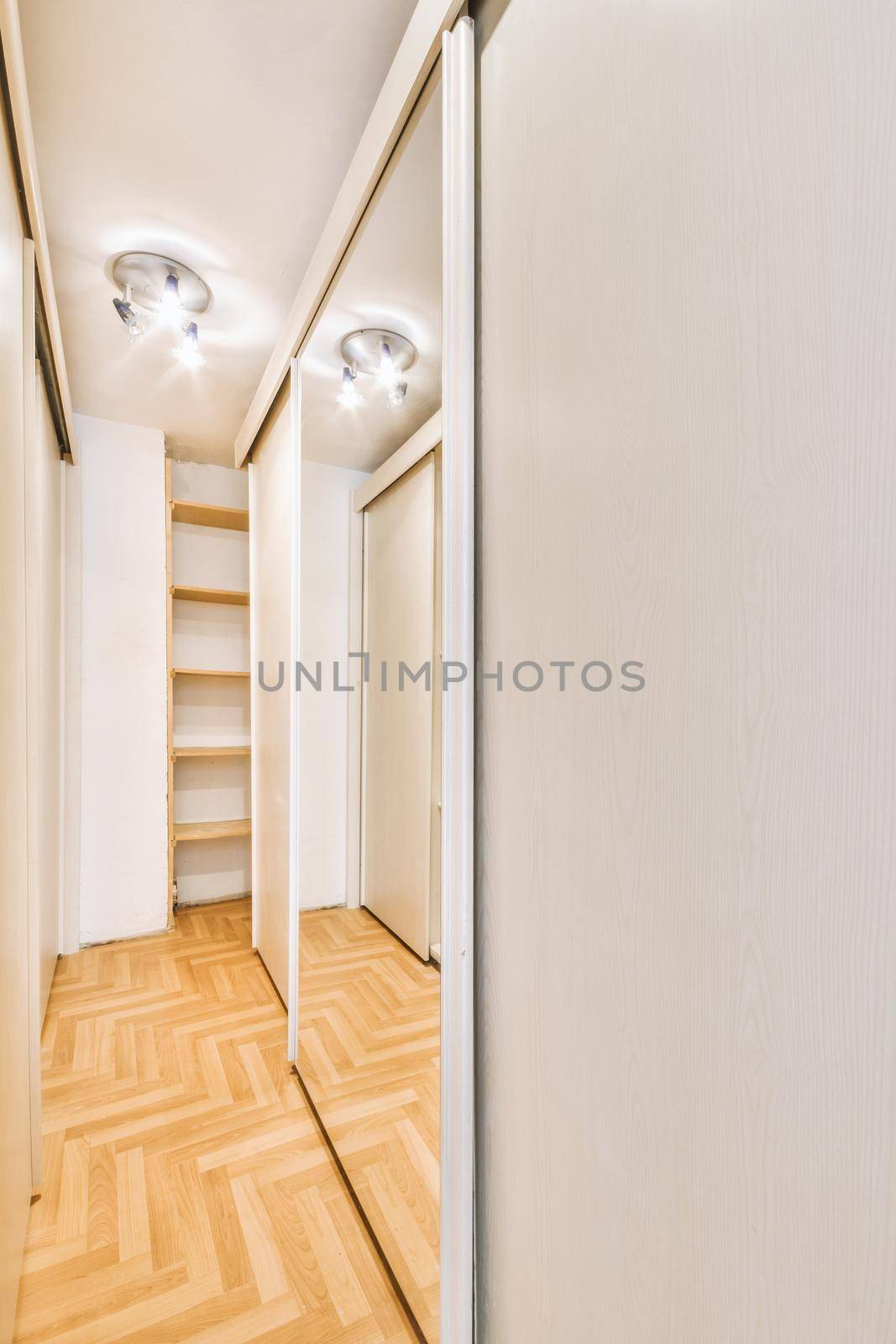 Interior of a spacious room in a luxury house