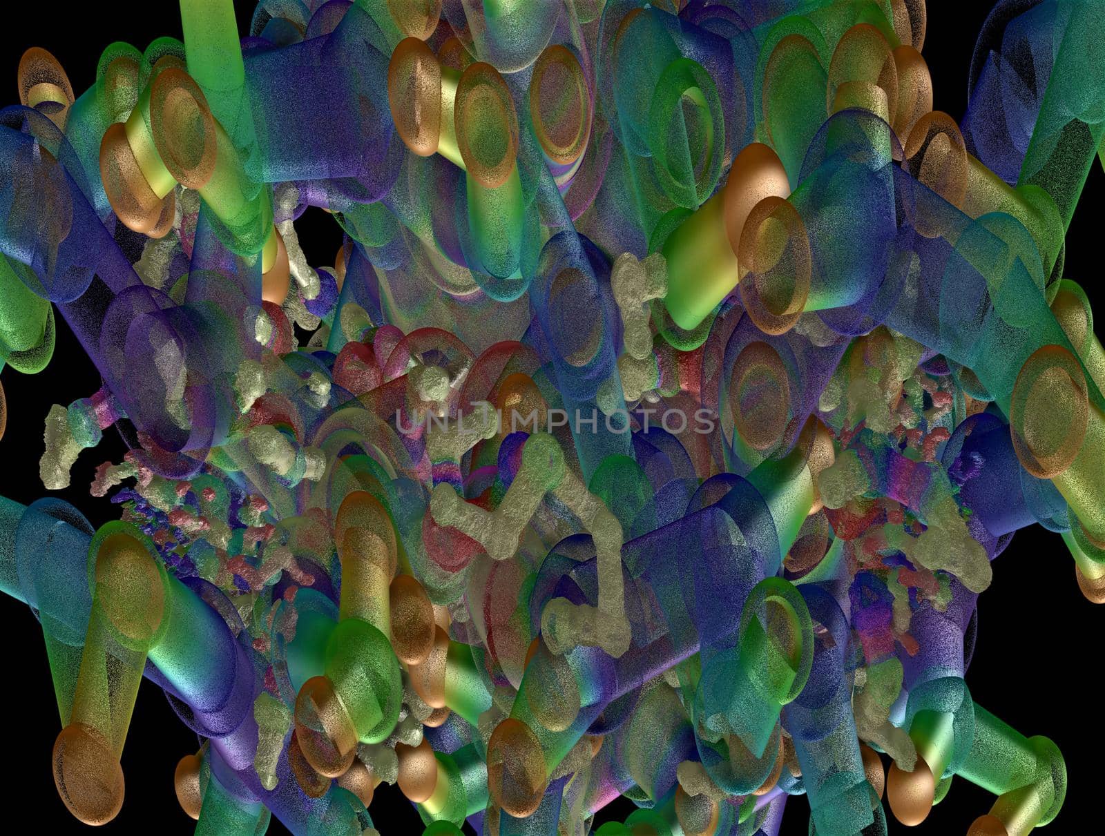 Imaginatory fractal abstract background Image by nikitabuida