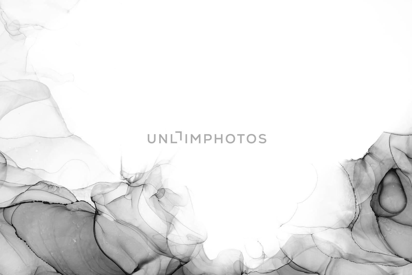 Marble ink abstract art from exquisite original painting for abstract background . Painting was painted on high quality paper texture to create smooth marble background pattern of ombre alcohol ink .