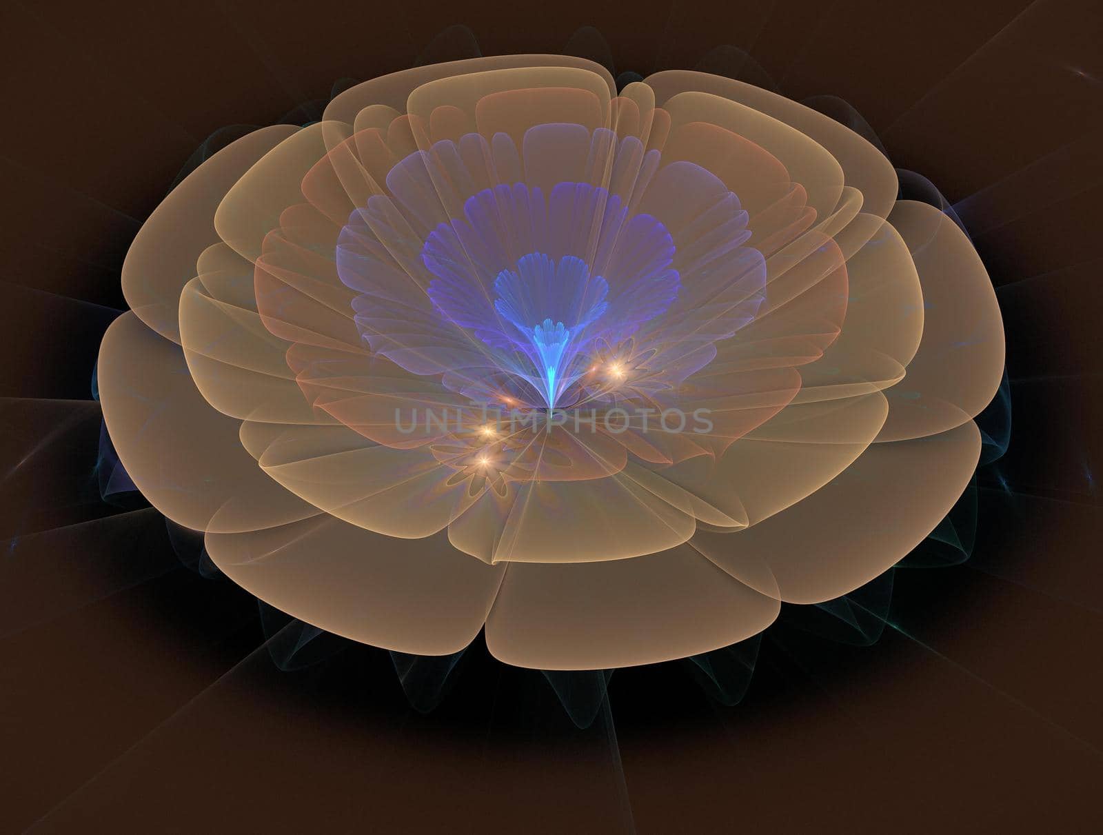 Imaginatory fractal abstract background Image by nikitabuida