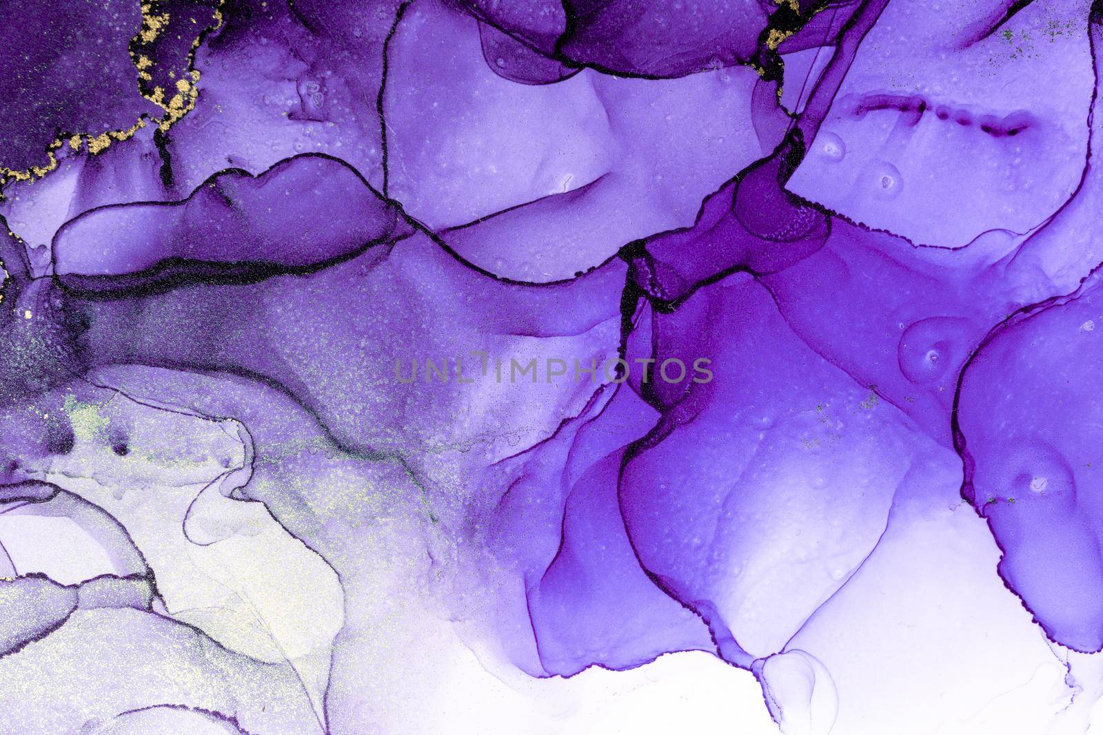 Marble ink abstract art from exquisite original painting for abstract background . Painting was painted on high quality paper texture to create smooth marble background pattern of ombre alcohol ink .