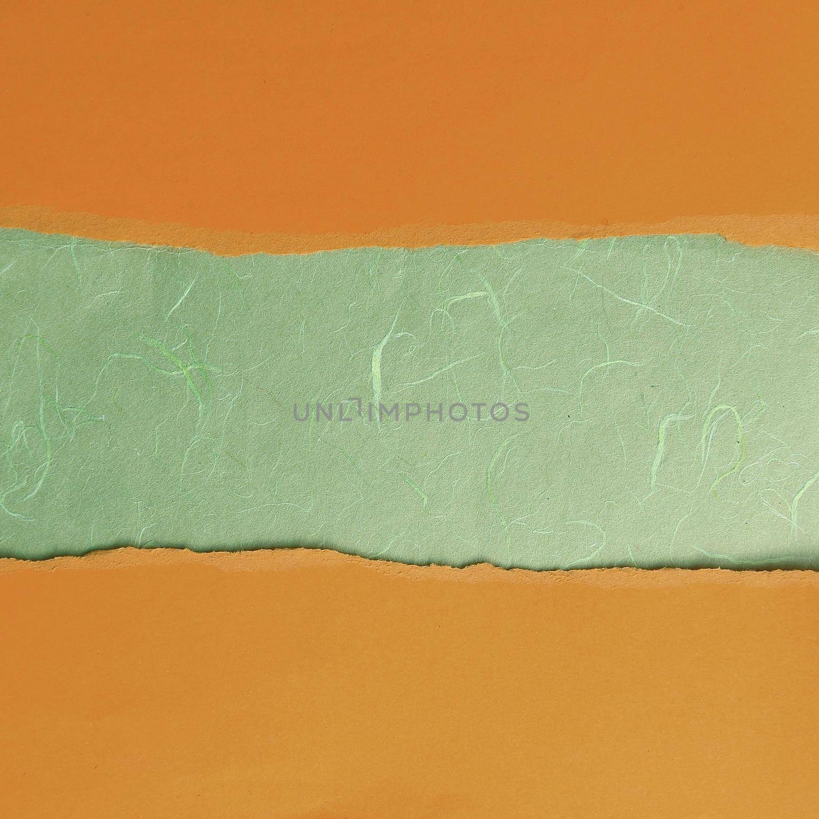 background .orange torn paper on white cardstock by SmartPhotoLab