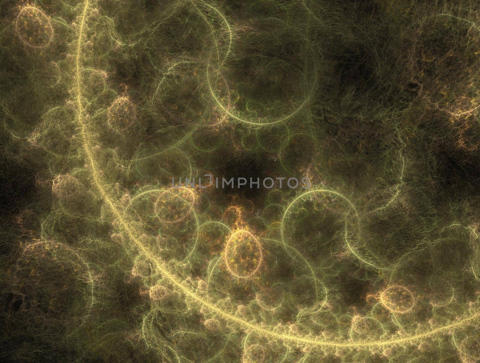 Imaginatory lush fractal texture image abstract background