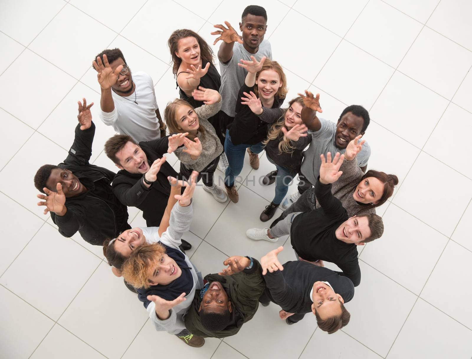 Group of business people. Business team.