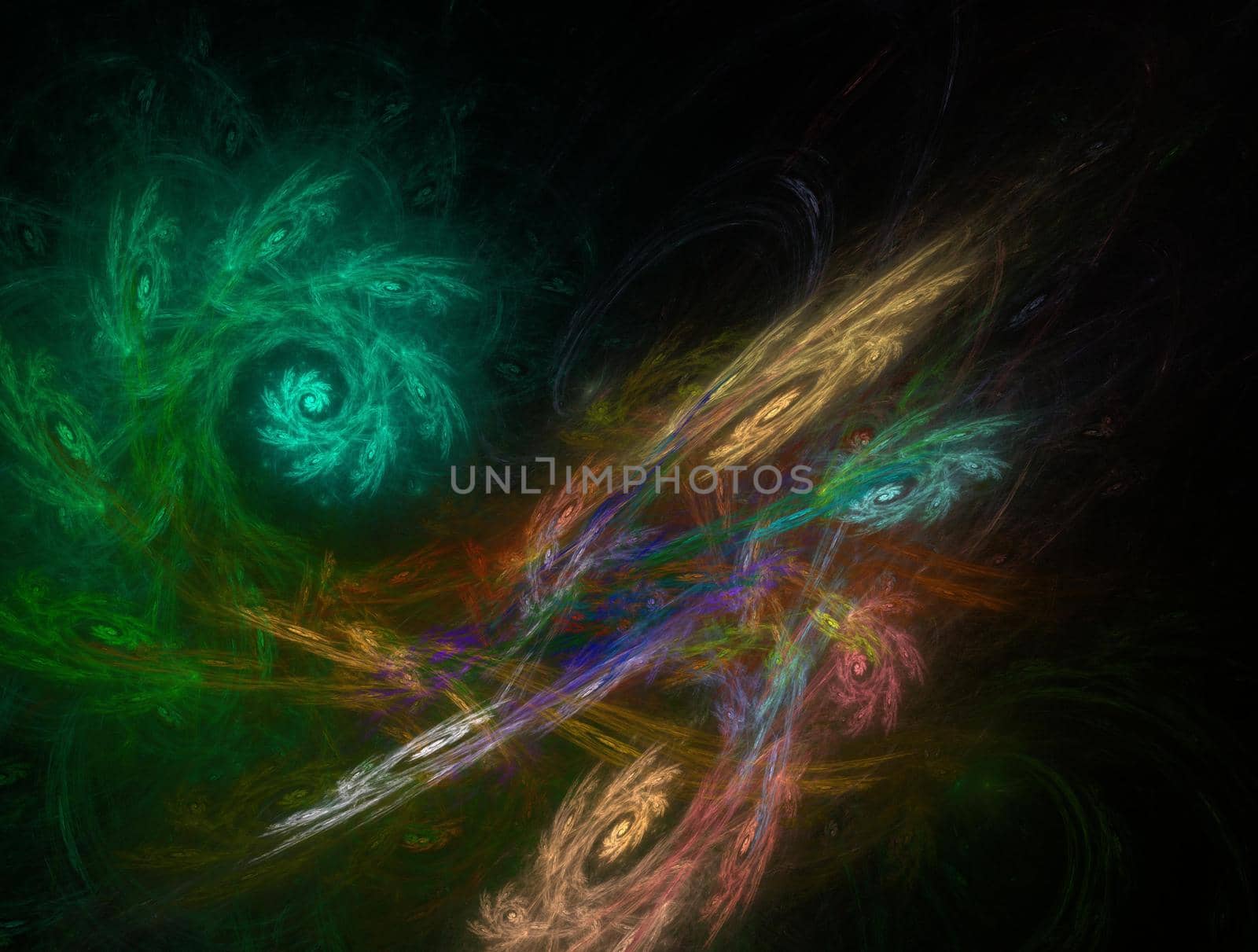 Imaginatory fractal abstract background Image by nikitabuida