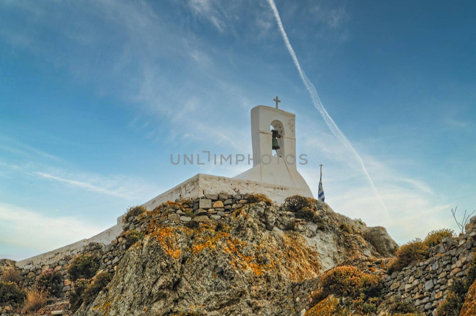 Church in Chora village of Serifos by feelmytravel