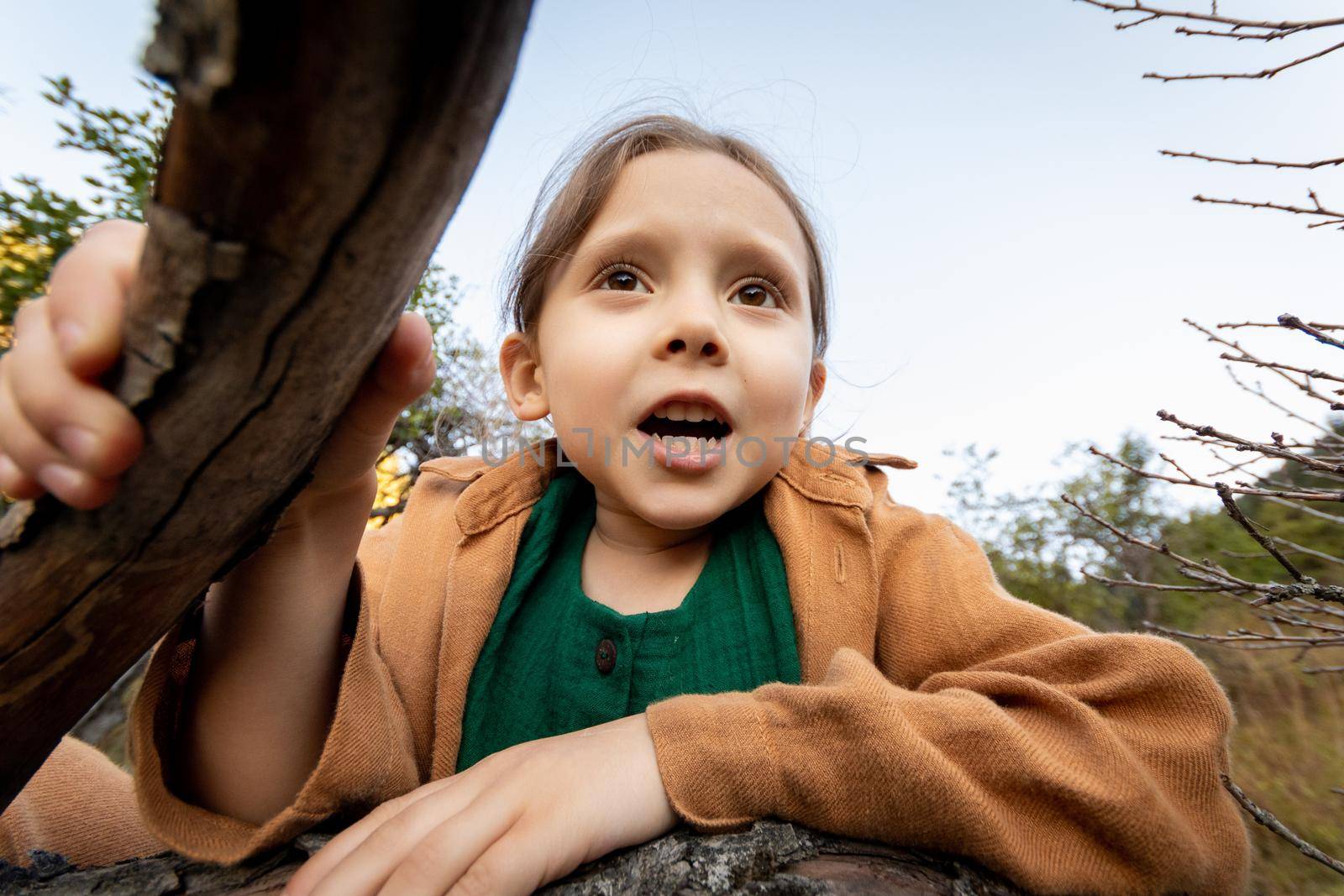 Children's school of survival in the wild, Girl calls for help.