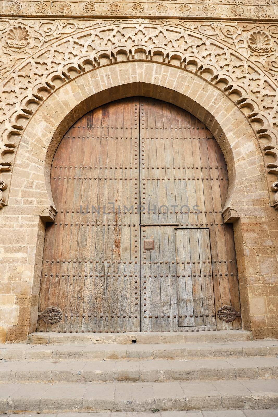 Gate of Kasbah of the Udayas in Rabat City, Morocco
