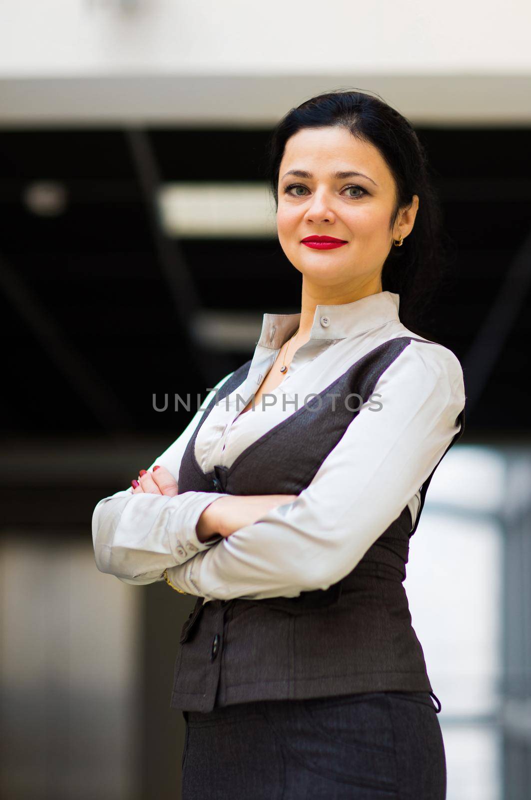 Portrait of a business woman on a good working day