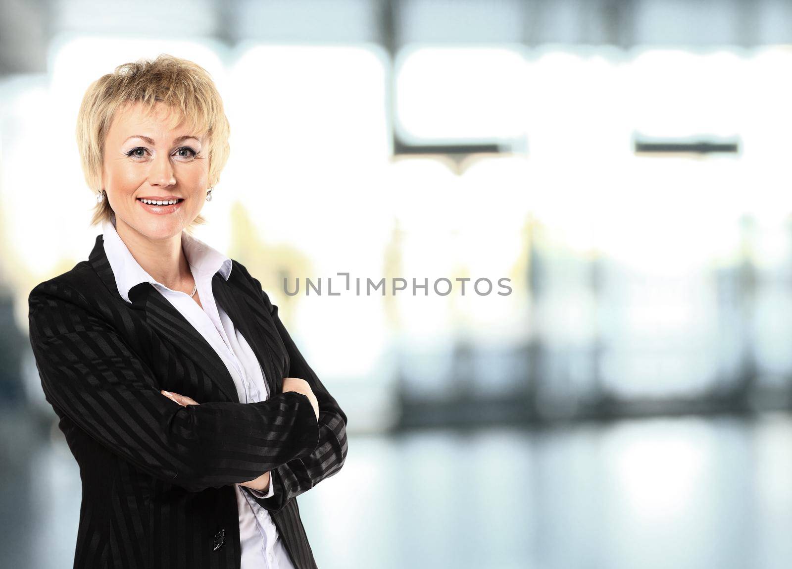 Portrait of a business woman on a good working day