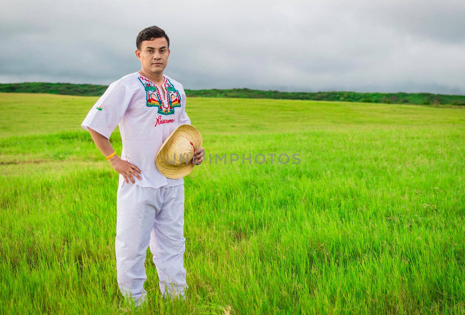 Nicaraguan man in folk costume, Nicaraguan man in folk costume by isaiphoto